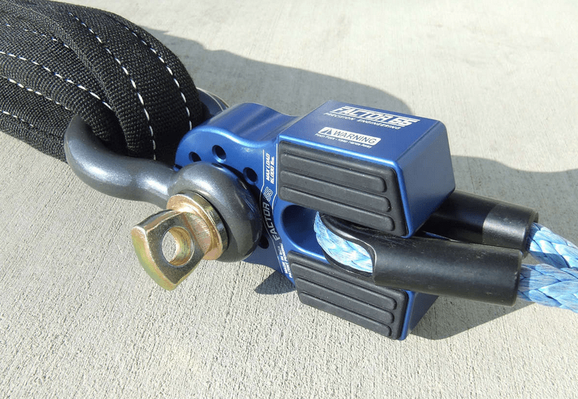 Factor 55 FLATLINK WINCH SHACKLE MOUNT -- BLUE 00050-02