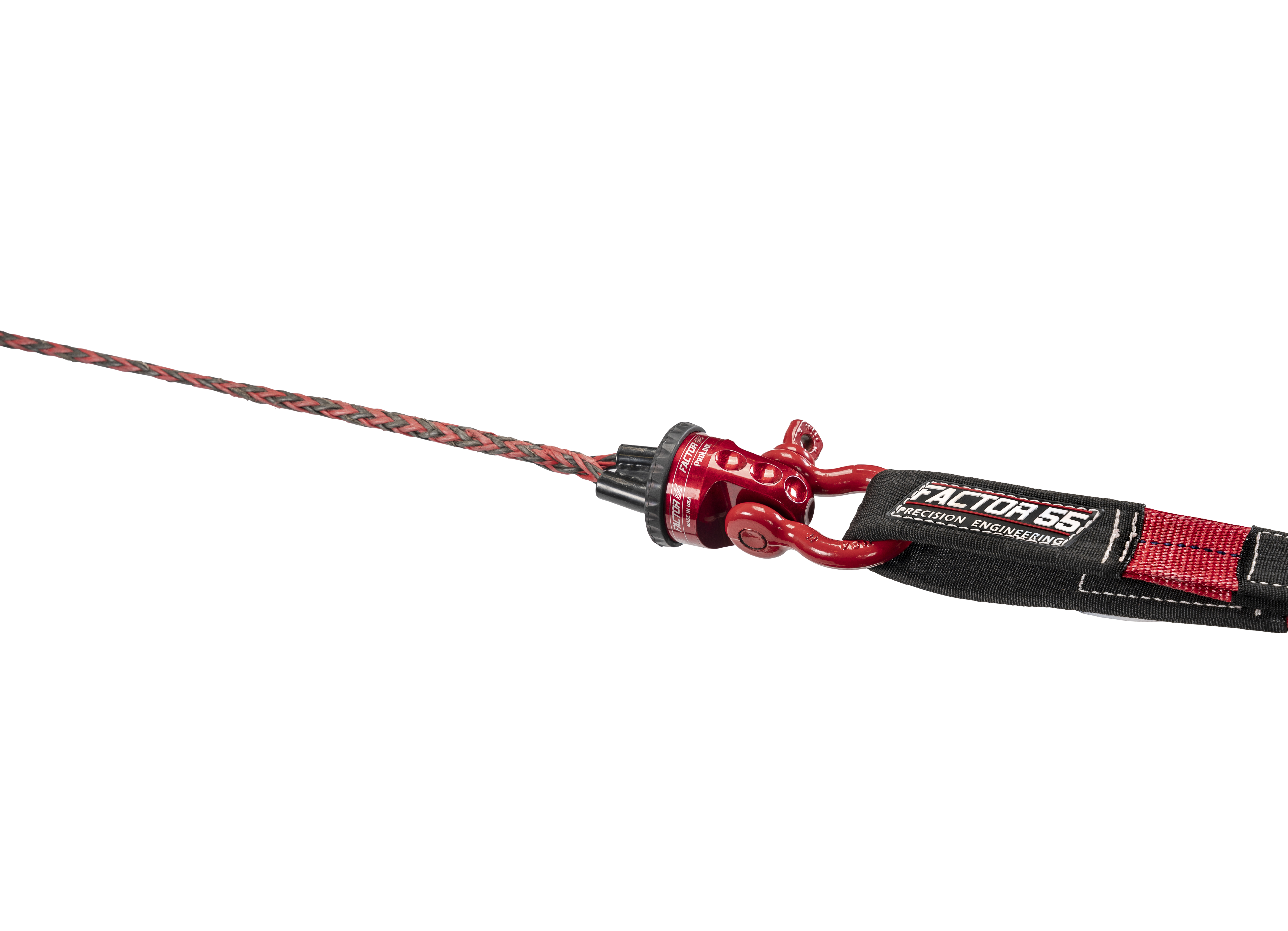 Factor 55 PROLINK WINCH SHACKLE MOUNT -- RED 00015-01