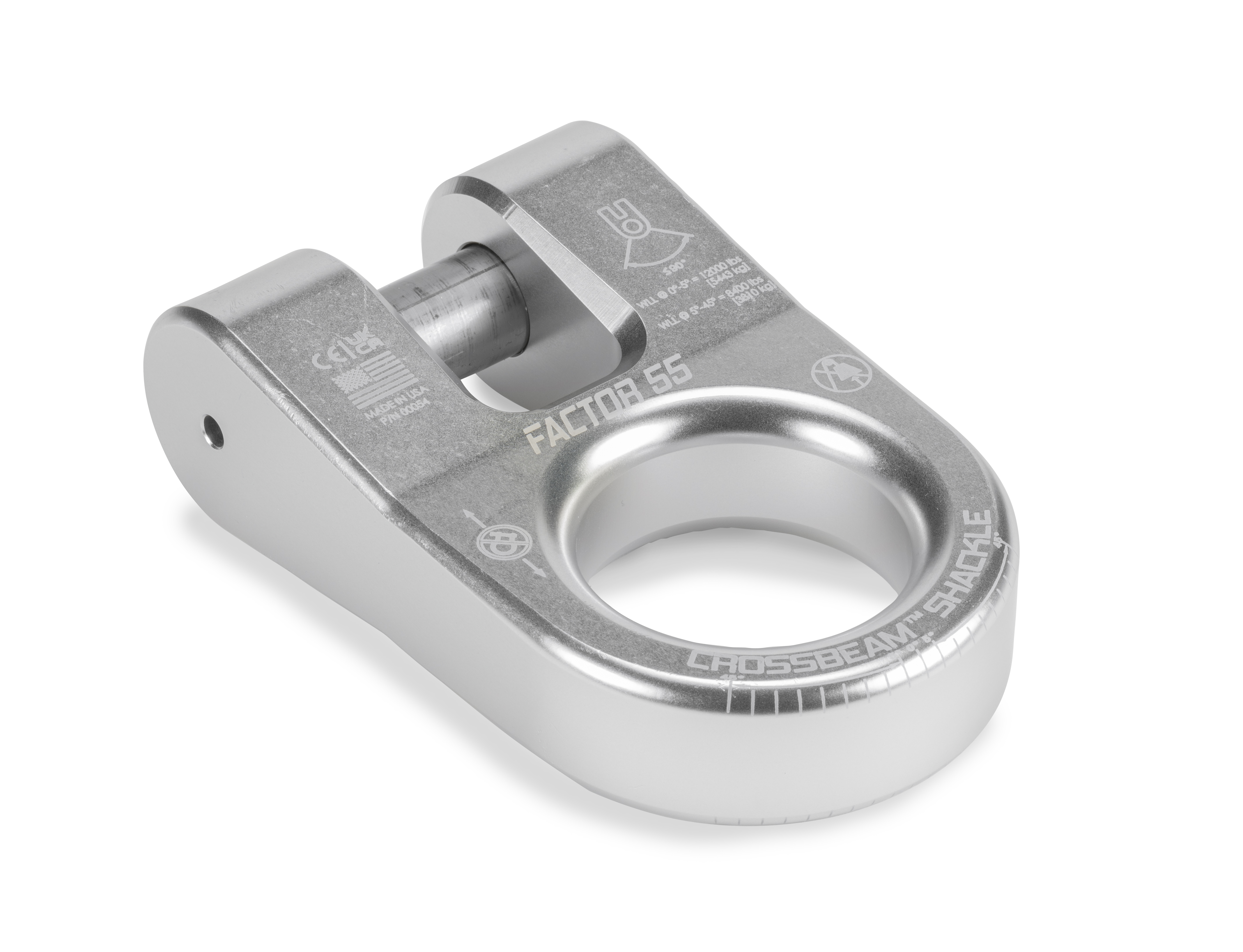 Factor 55 CROSSBEAM SHACKLE SILVER 00054-05