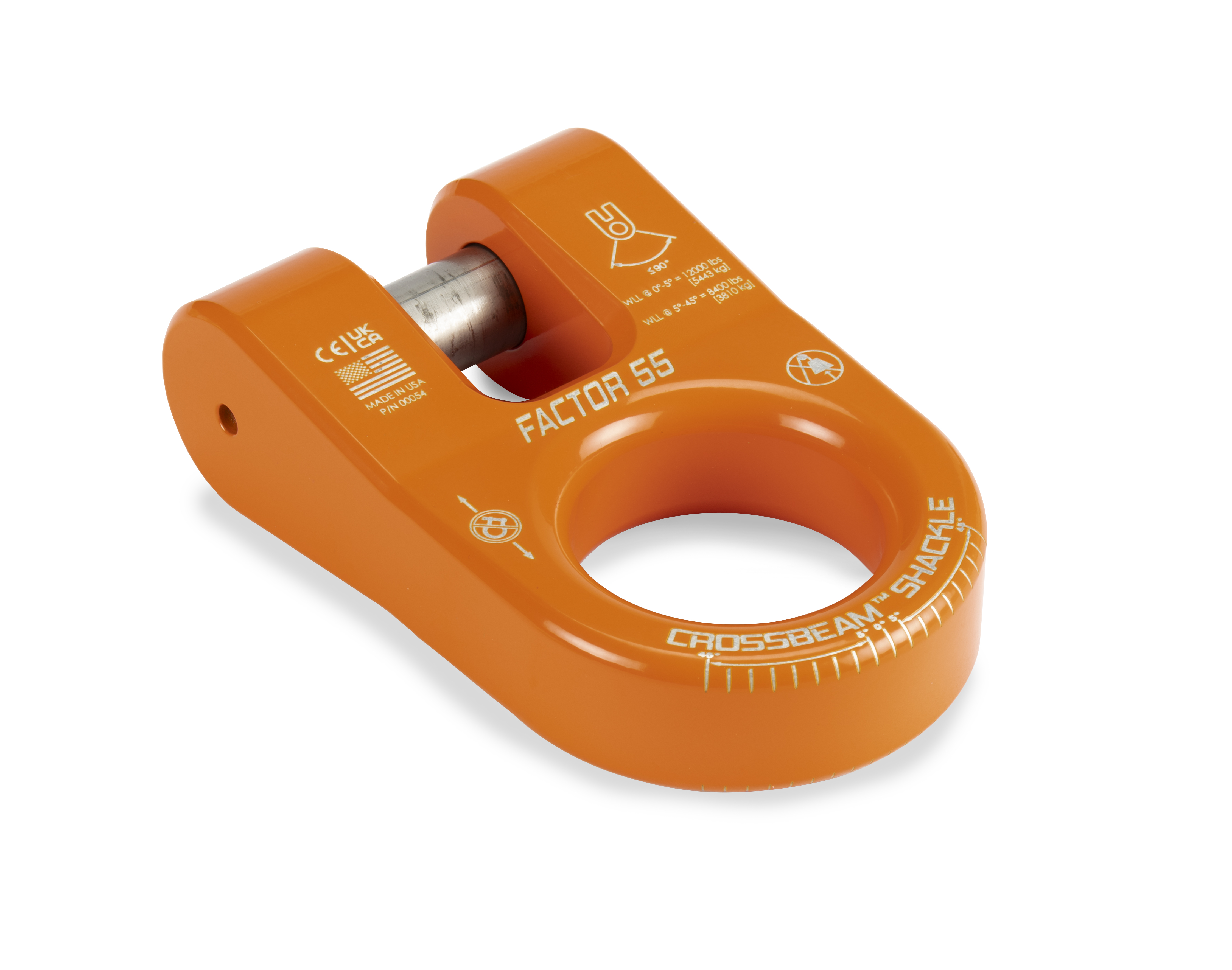 Factor 55 CROSSBEAM SHACKLE ORANGE 00054-07