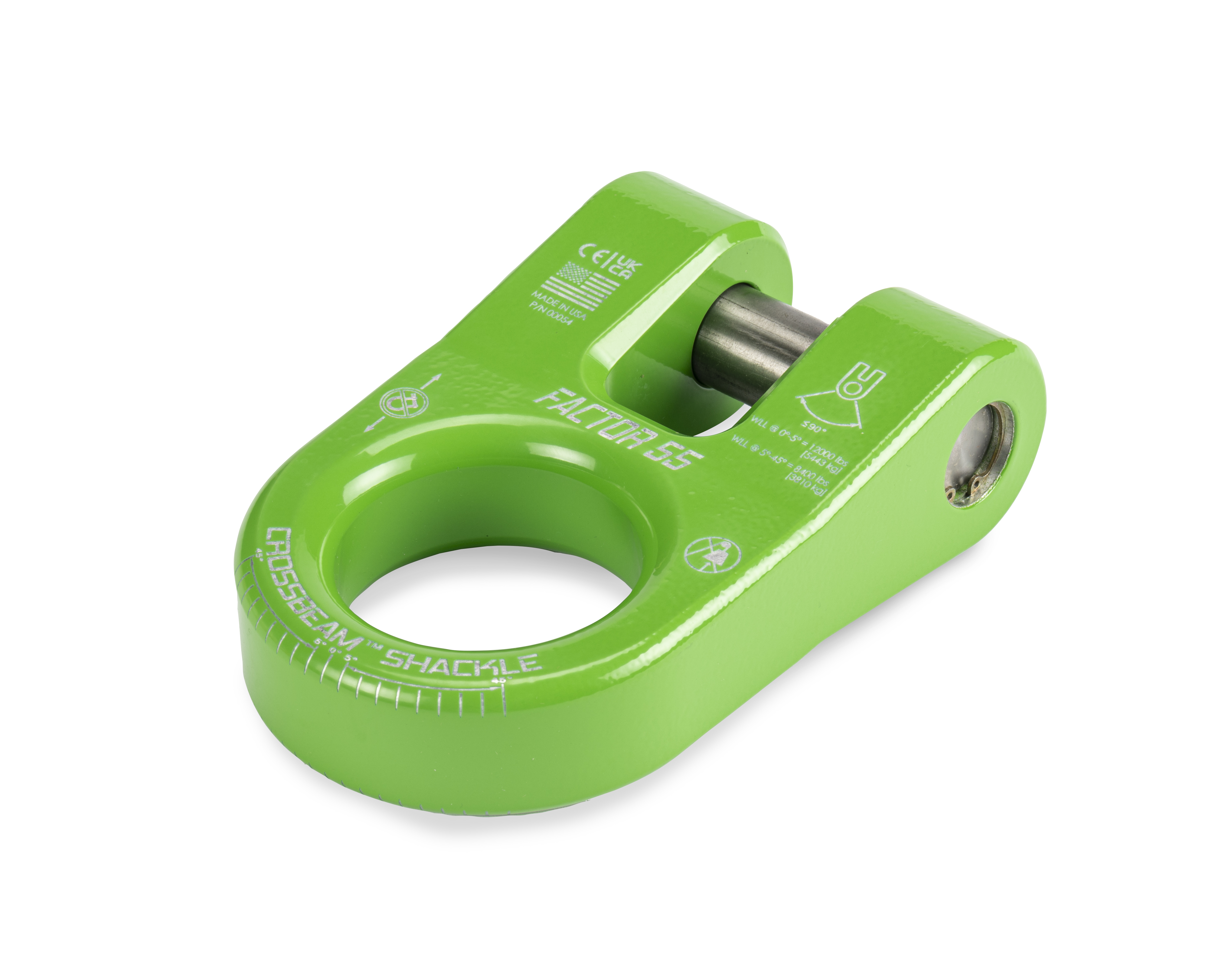 Factor 55 CROSSBEAM SHACKLE GREEN 00054-08