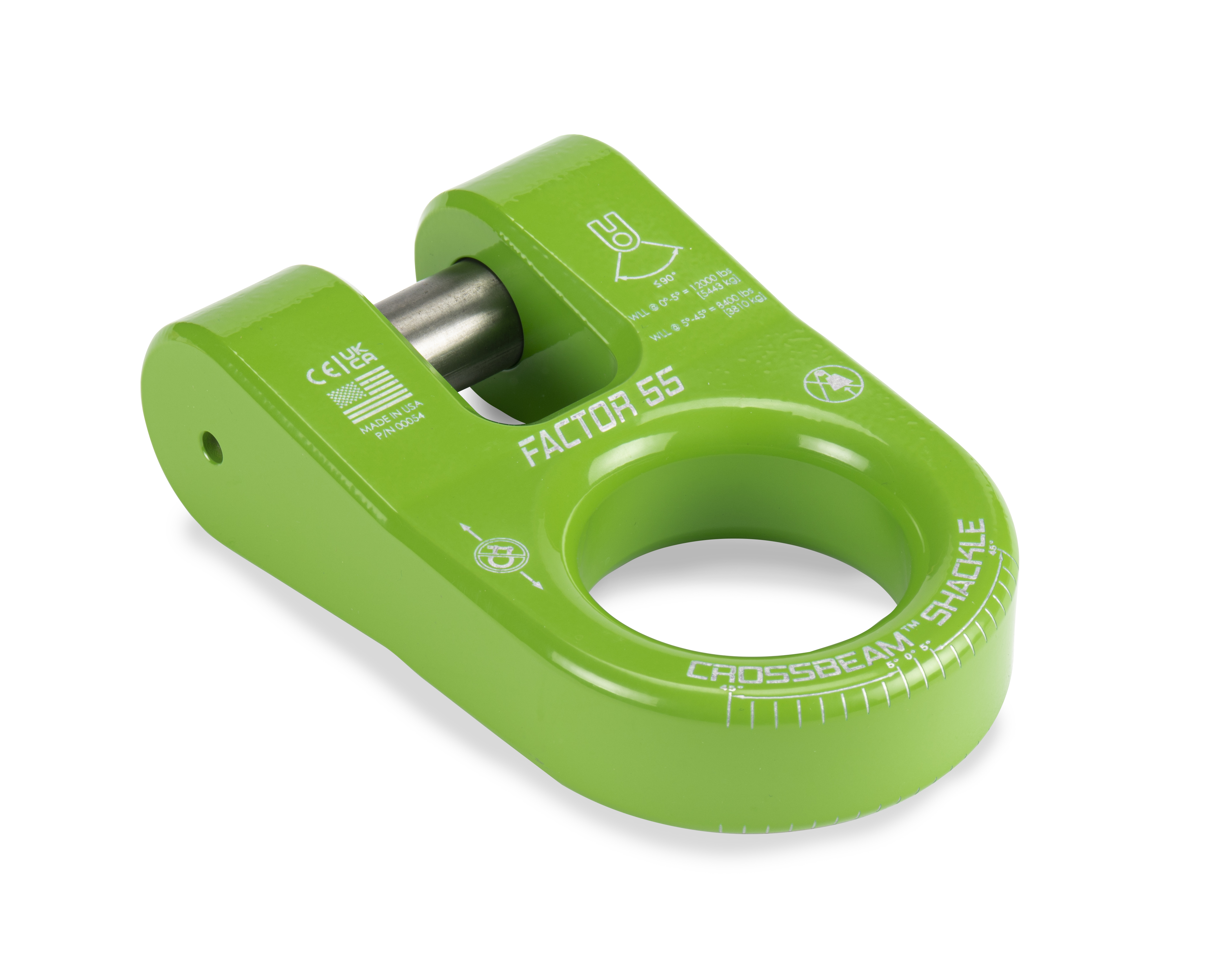 Factor 55 CROSSBEAM SHACKLE GREEN 00054-08