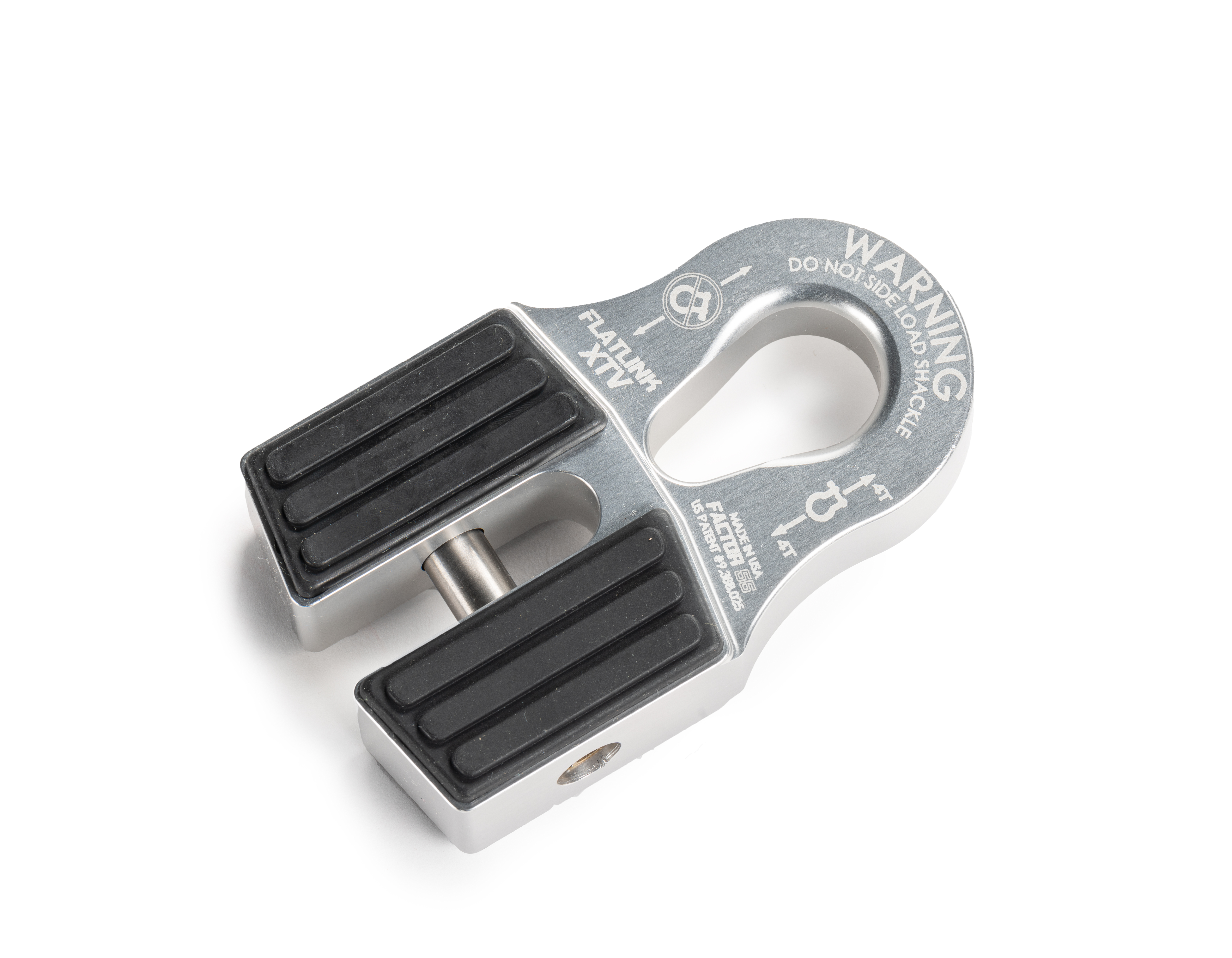 Factor 55 FLATLINK XTV  WINCH SHACKLE MOUNT -- SILVER 00070-05