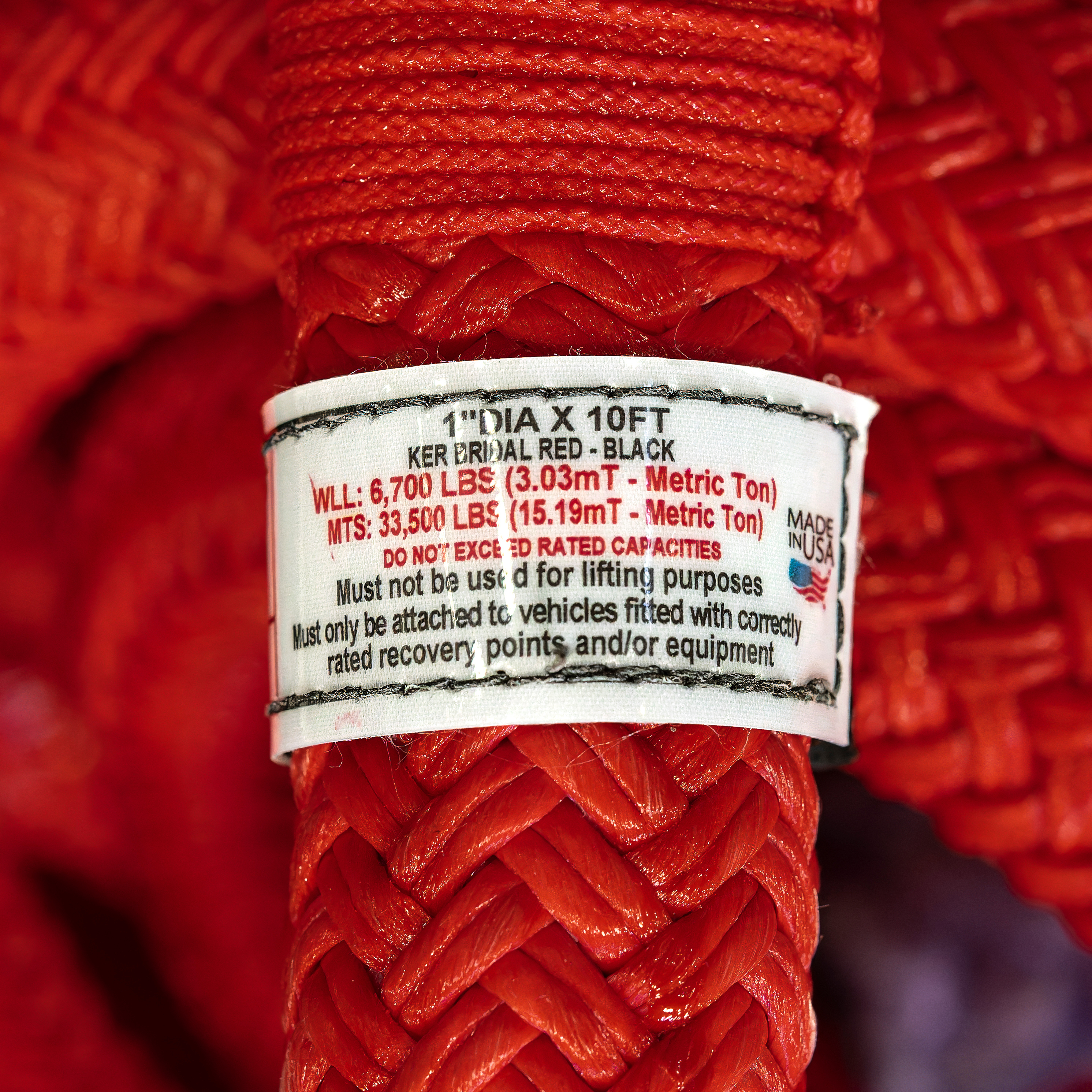 Factor 55 EXTREME DUTY KINETIC ENERGY ROPE 1IN DIA x 10FT 00073