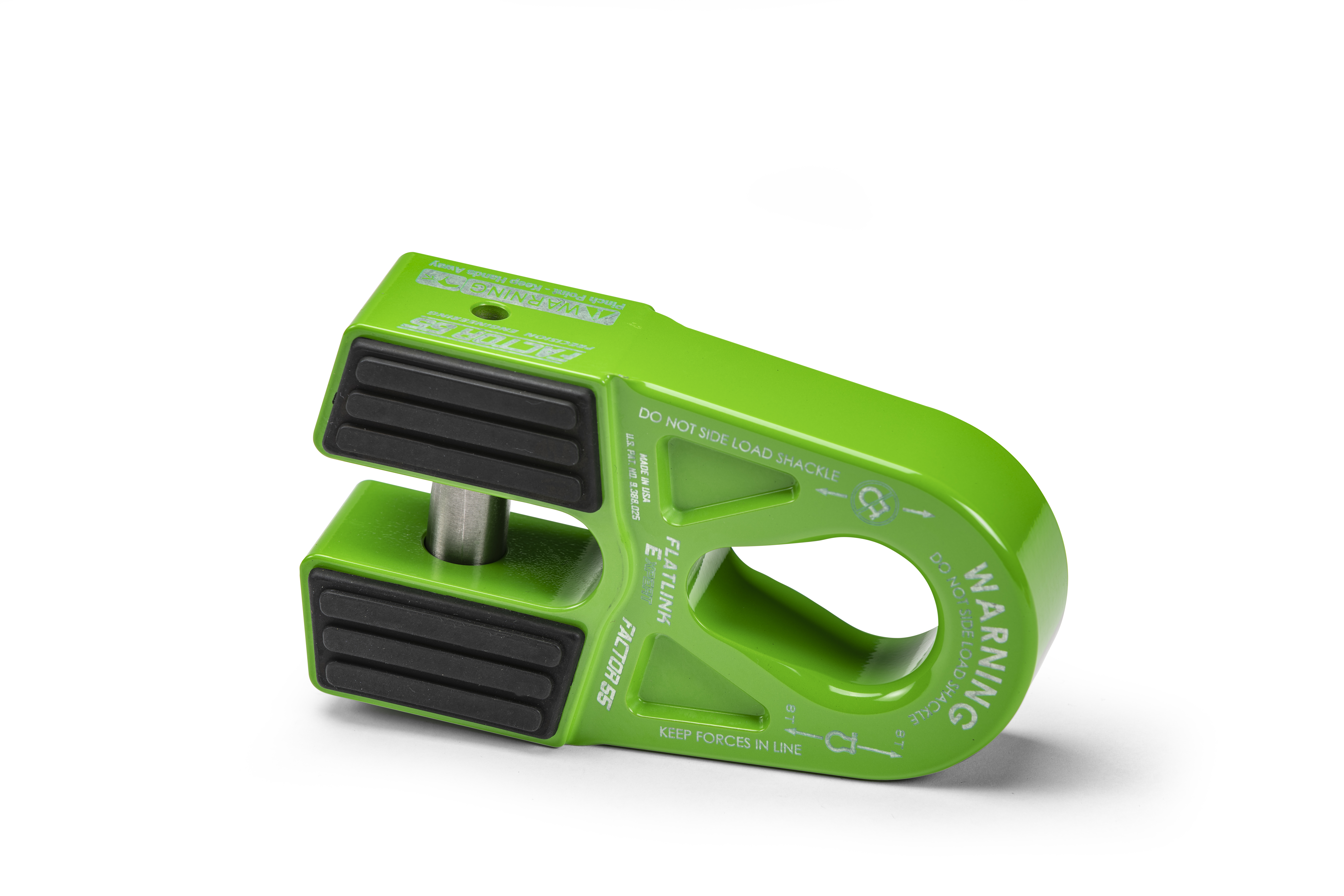 Factor 55 FLATLINK "E" EXPERT WINCH SHACKLE MOUNT -- GREEN 00080-08