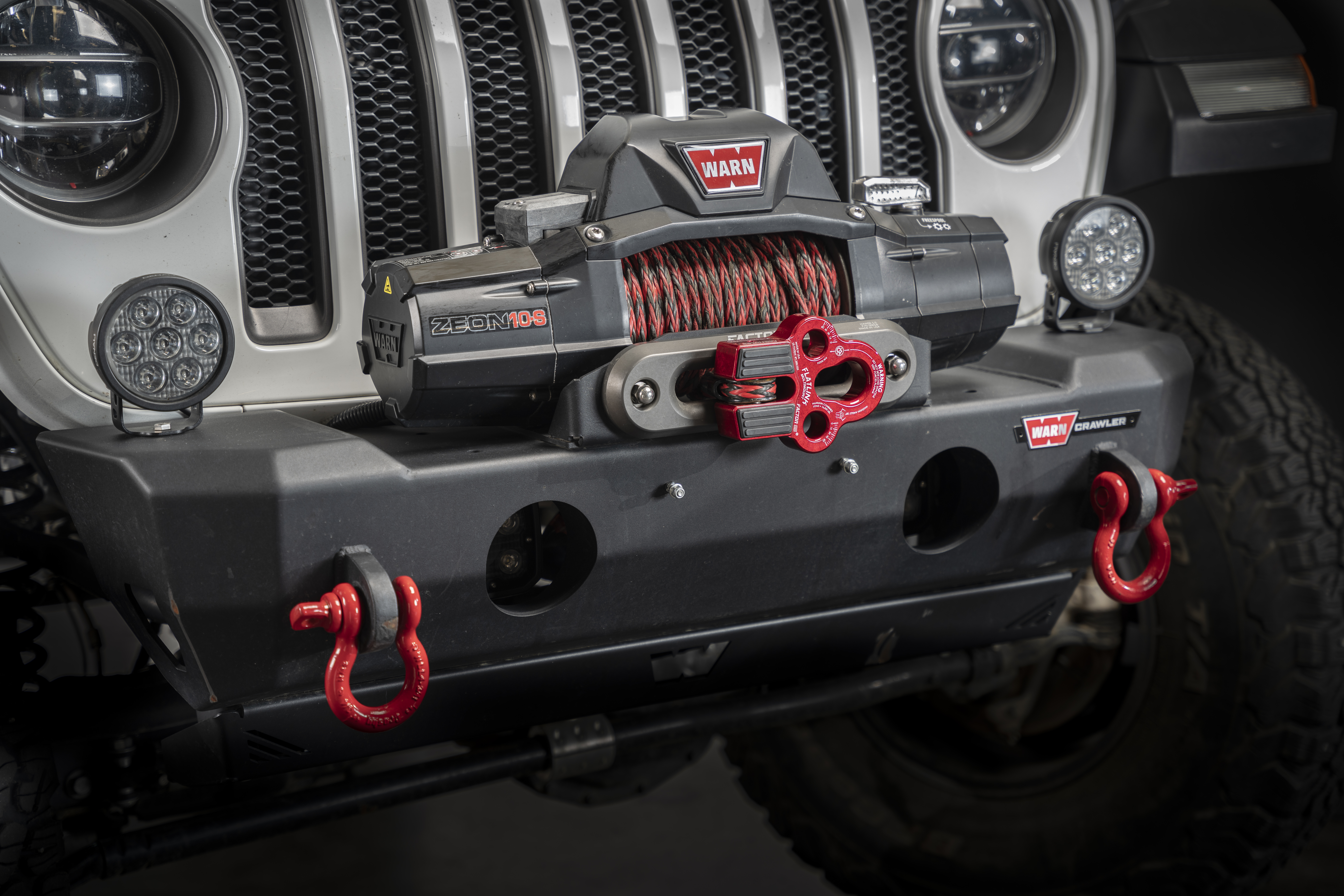 Factor 55 FLATLINK MULTIMOUNT WINCH SHACKLE MOUNT -- RED 00225-01