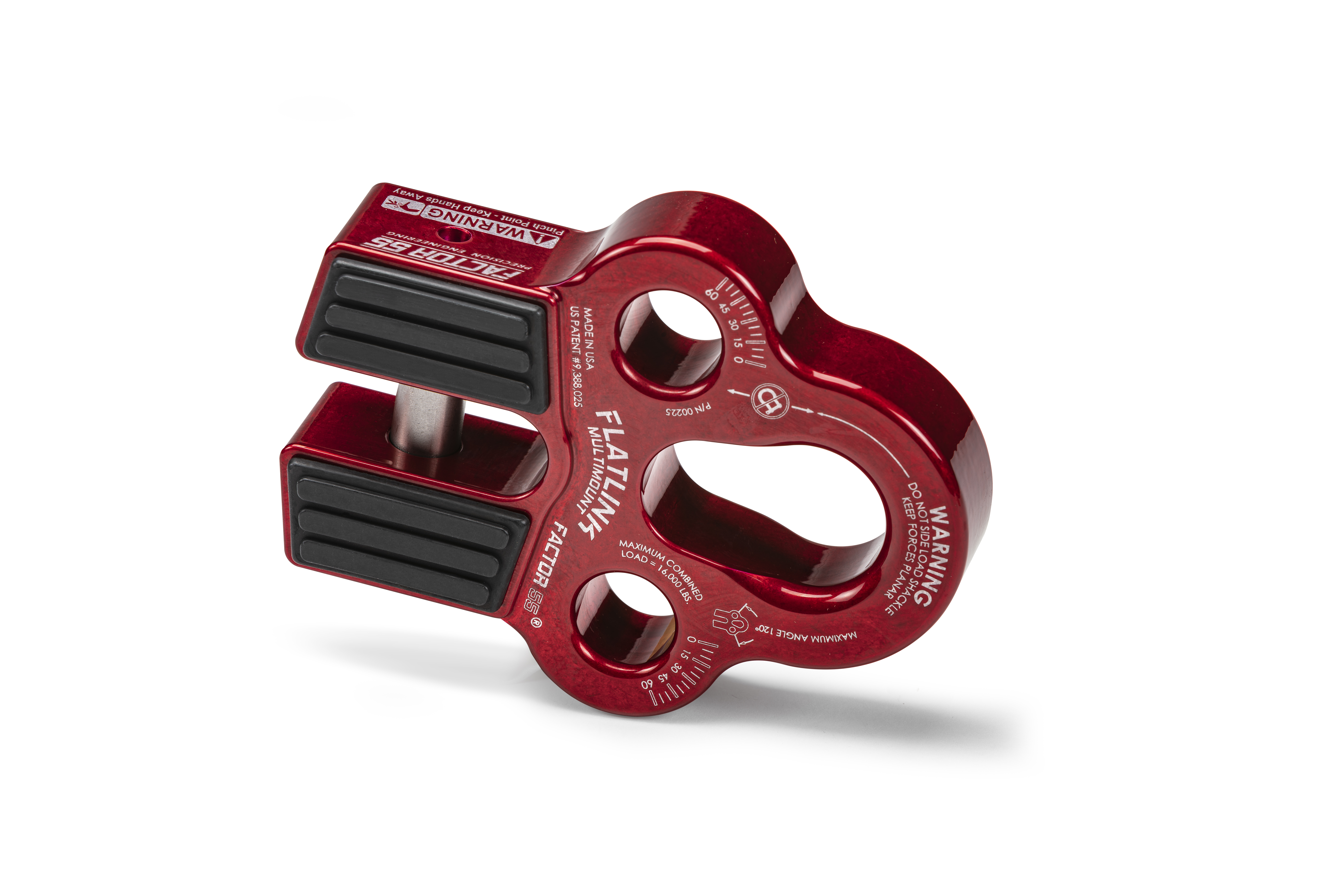 Factor 55 FLATLINK MULTIMOUNT WINCH SHACKLE MOUNT -- RED 00225-01