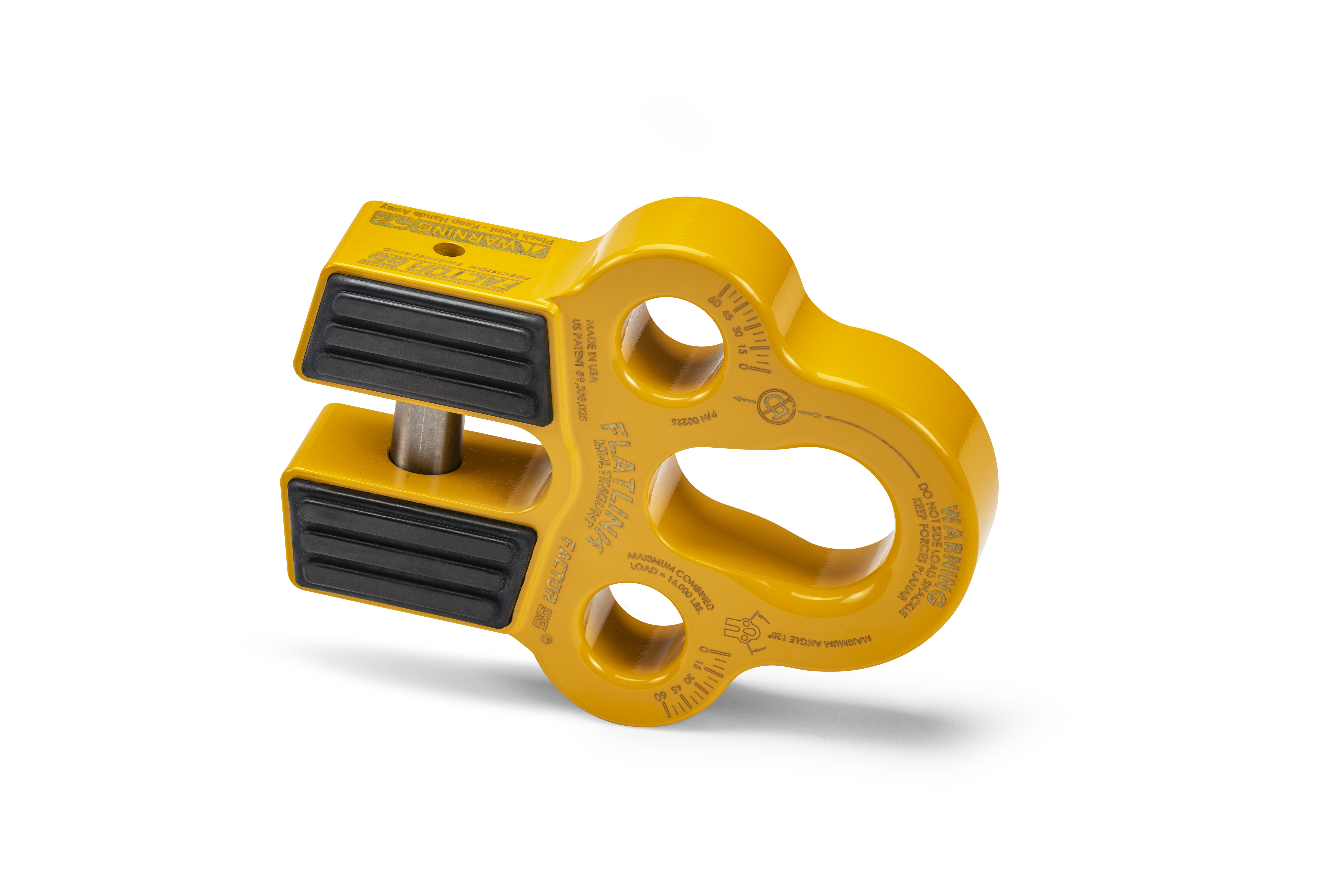 Factor 55 FLATLINK MULTIMOUNT WINCH SHACKLE MOUNT -- YELLOW 00225-03