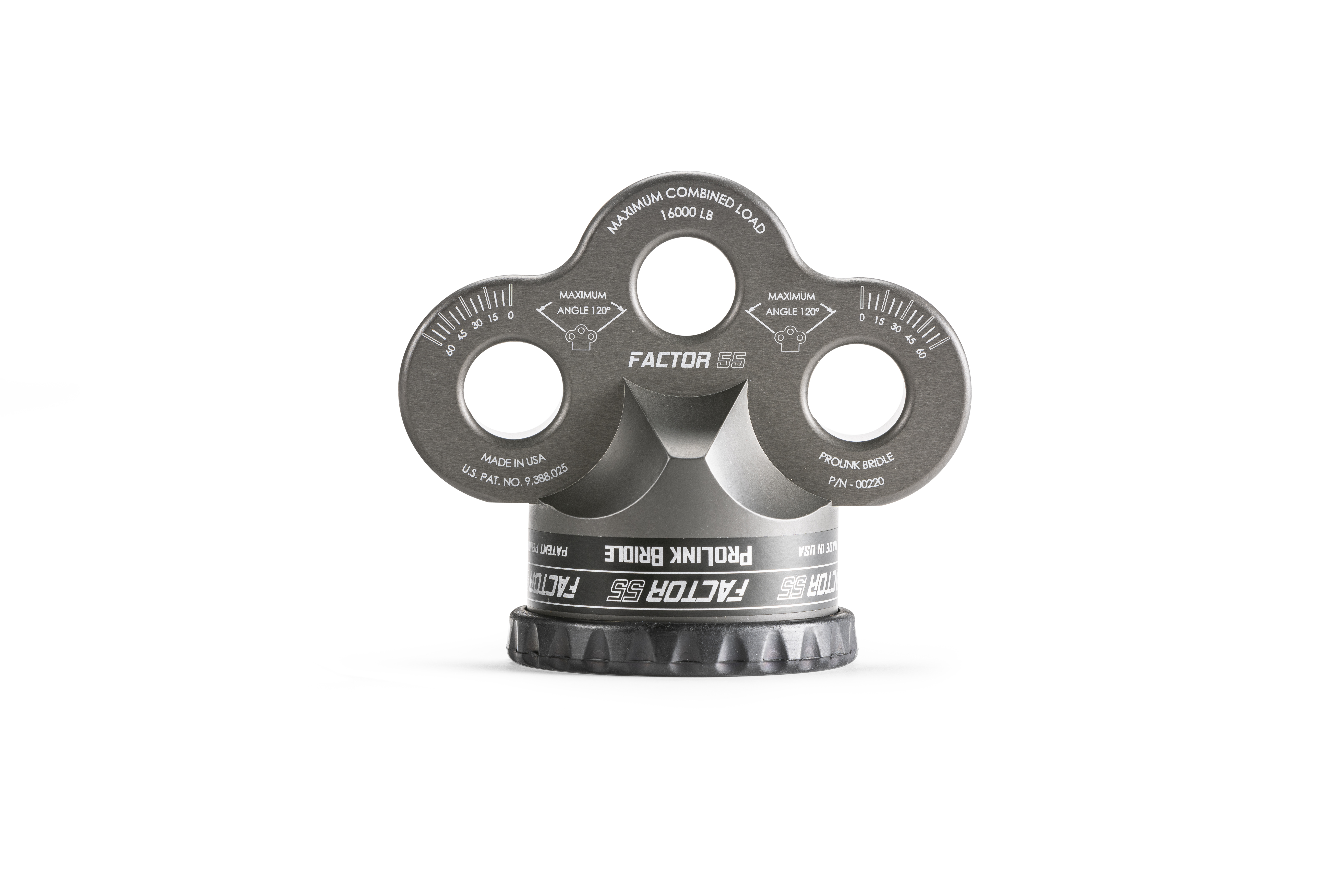 Factor 55 PROLINK BRIDLE WINCH SHACKLE MOUNT -- GRAY 00220-06