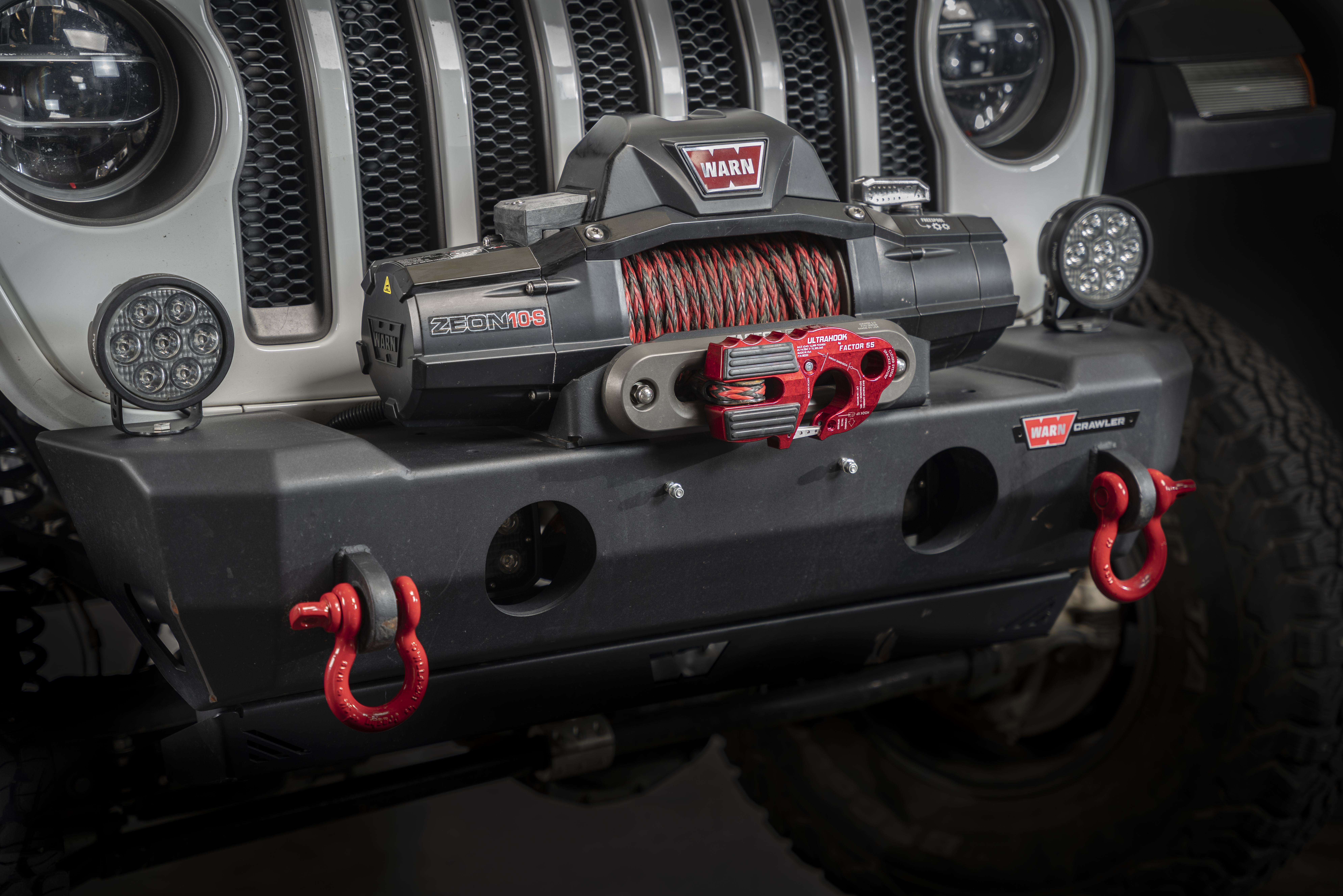 Factor 55 ULTRAHOOK WINCH HOOK WITH SHACKLE MOUNT -- GRAY 00250-06