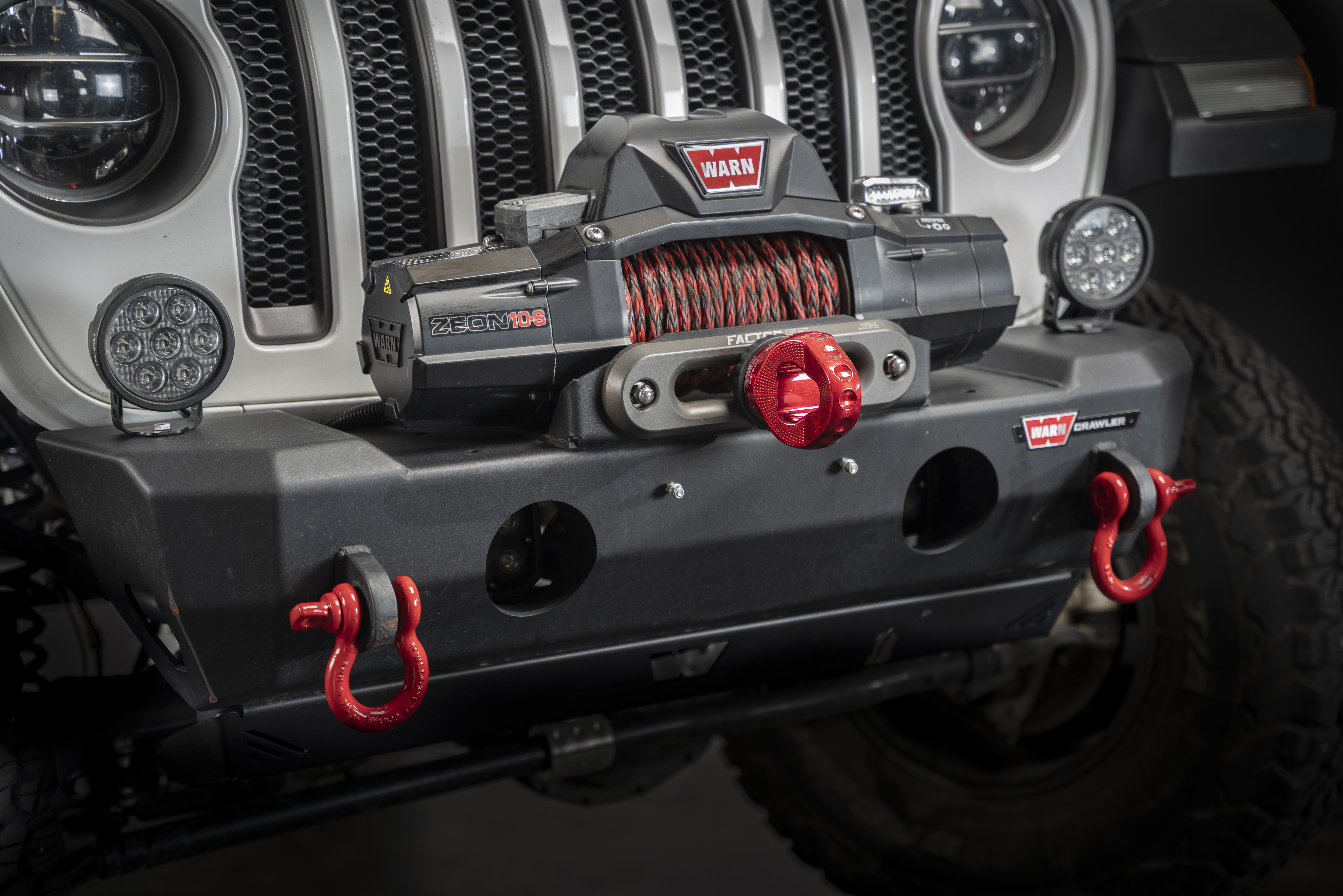 Factor 55 PROLINK "E" EXPERT WINCH SHACKLE MOUNT -- RED 00310-01