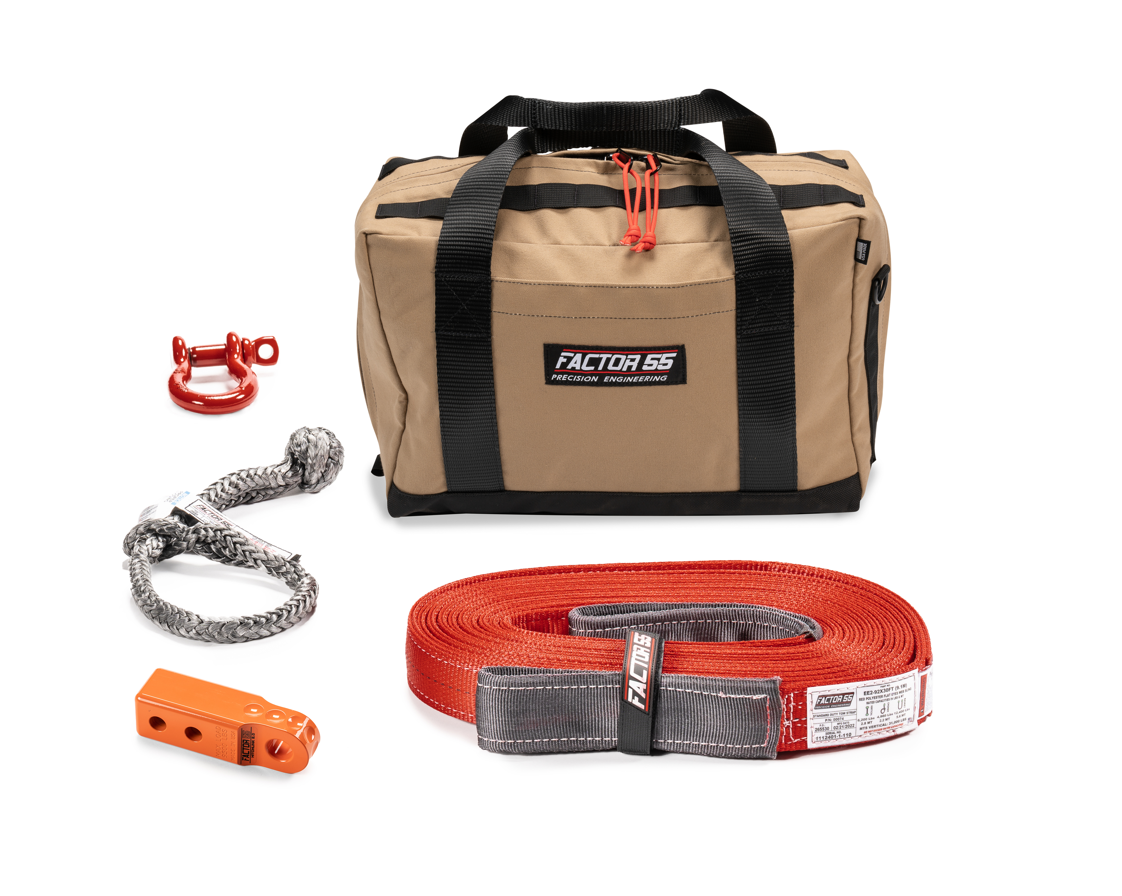 Factor 55 OWYHEE RECOVERY KIT (ORANGE HITCHLINK AND MED BAG) 00485-07-MEDIUM