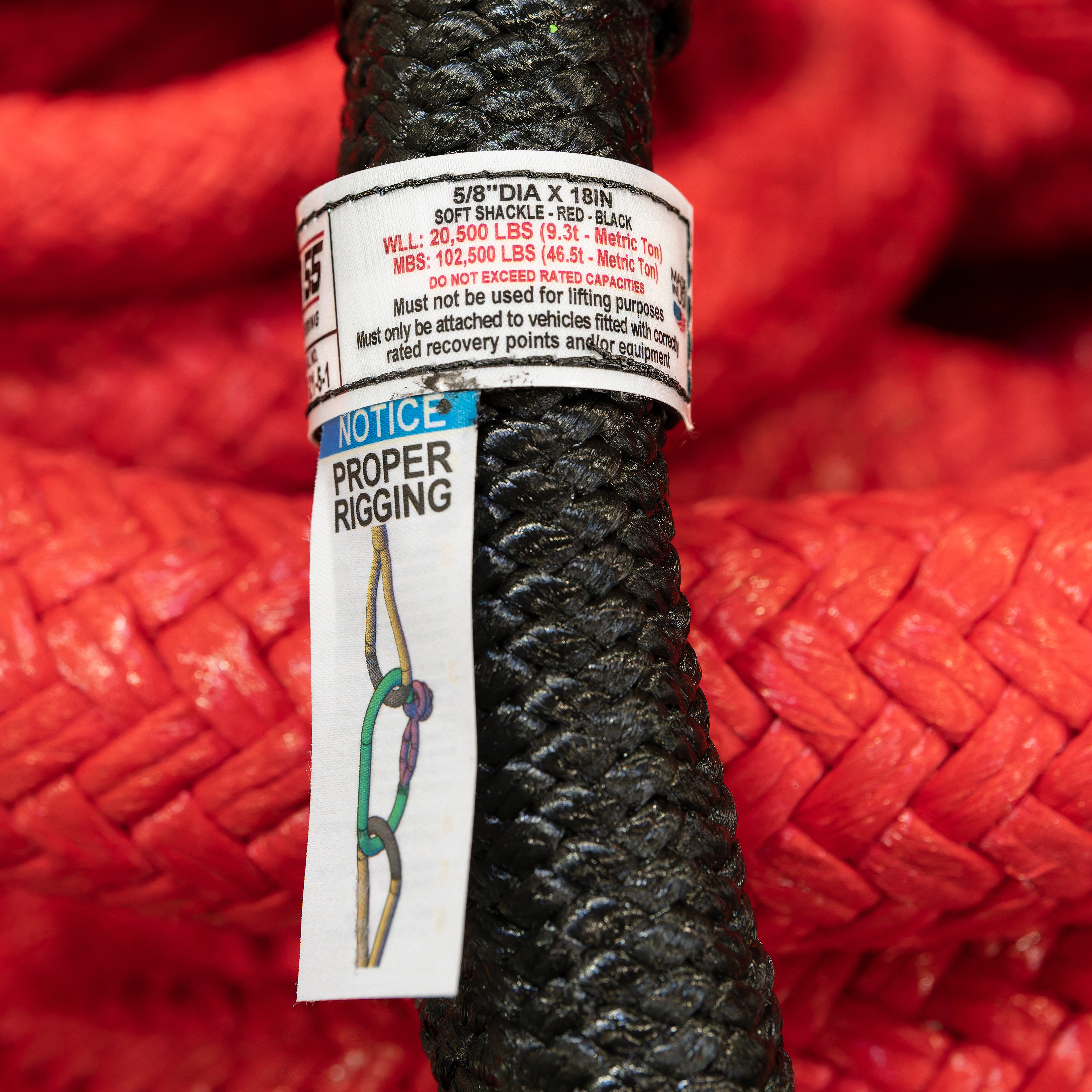 Factor 55 EXTREME DUTY SOFT SHACKLE 5/8IN X 18IN 00570