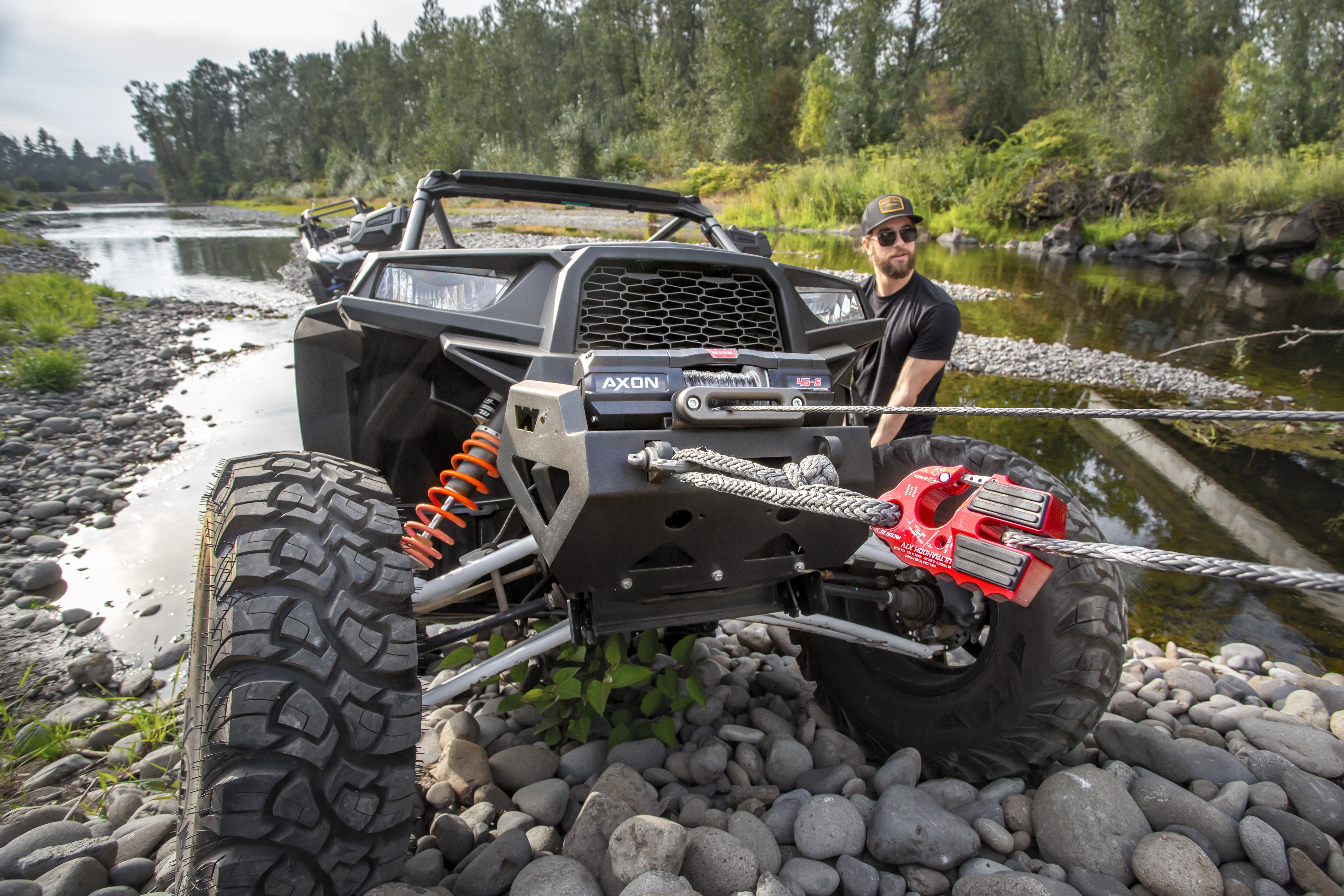Factor 55 ULTRAHOOK XTV WINCH HOOK WITH SHACKLE MOUNT -- YELLOW 00275-03