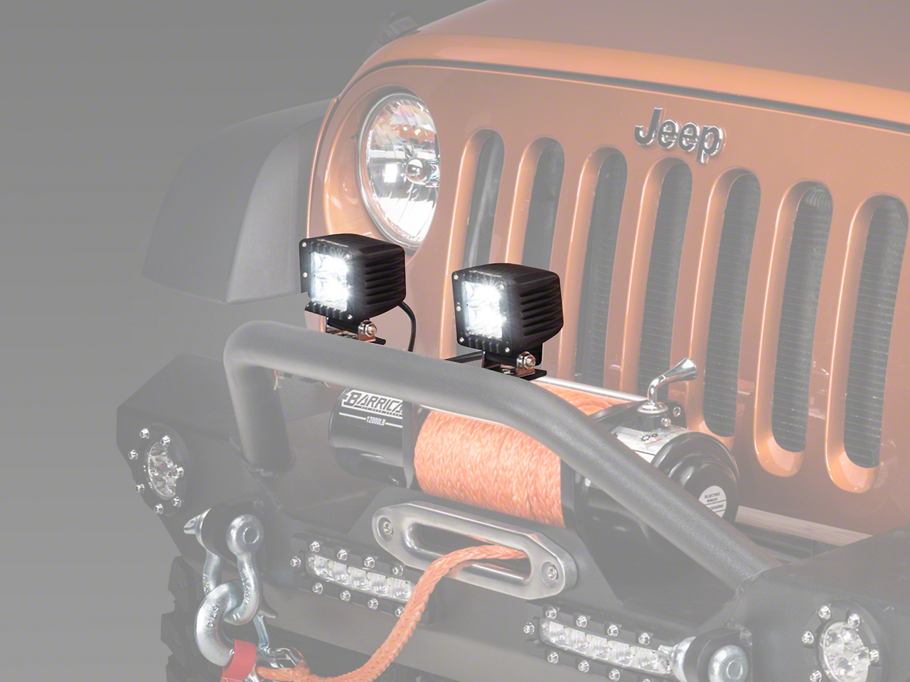 Raxiom 3-Inch Square LED Light J100991