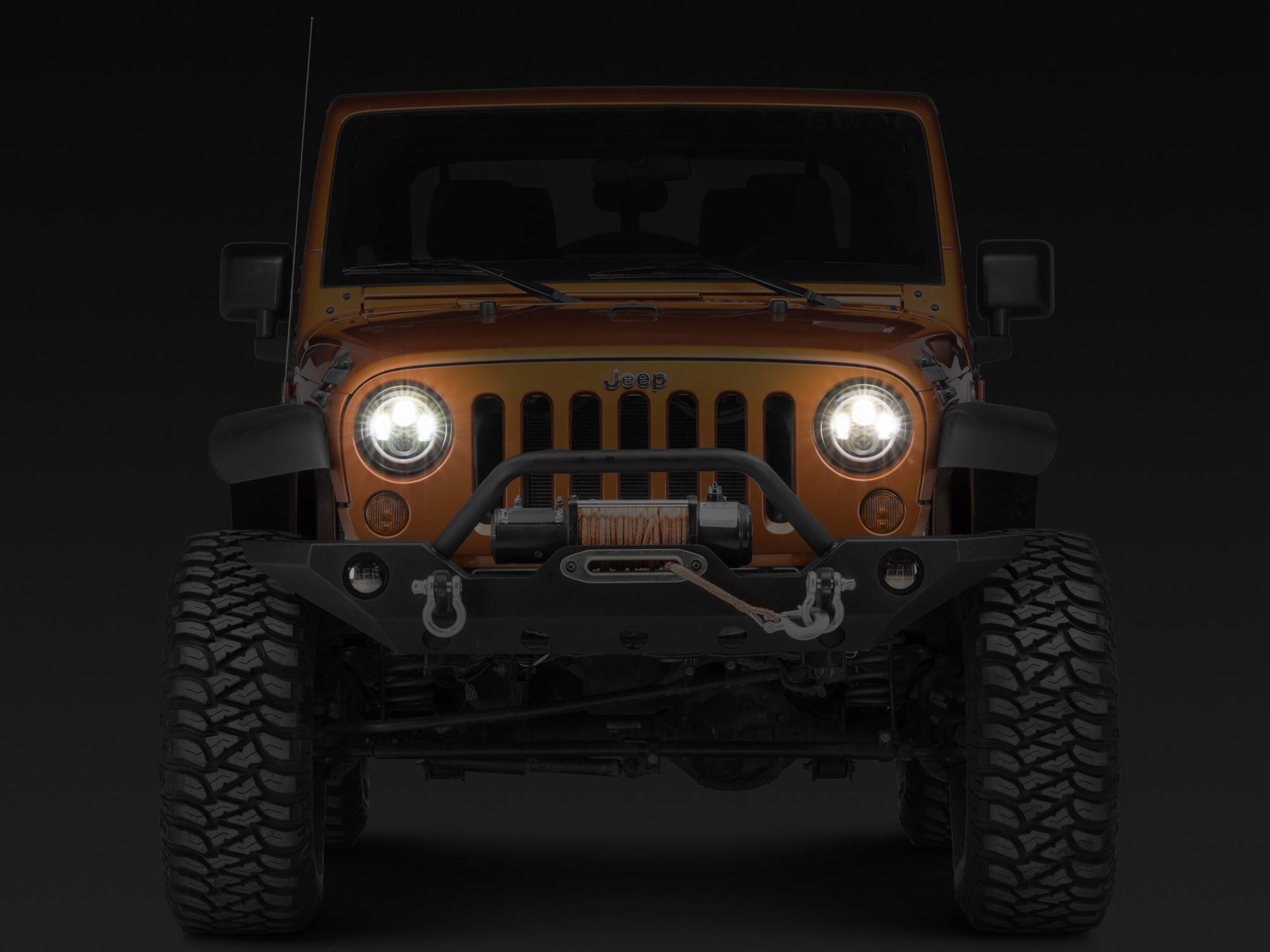 Raxiom Axial Series LED Halo Headlights with DRL and Amber Turn Signals J108037