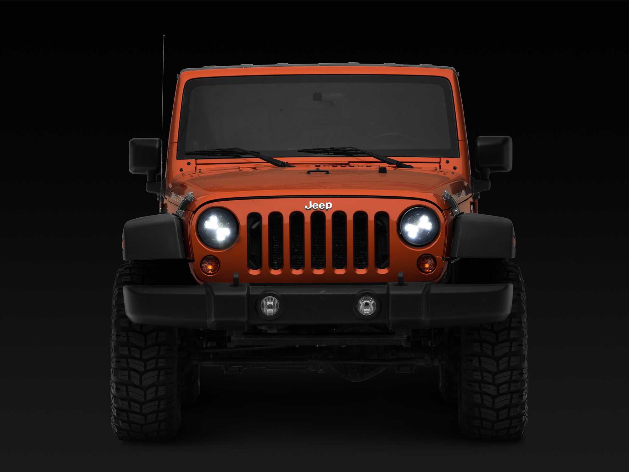 Raxiom Axial Series Spider LED Headlights with Amber DRL and Angel Eye Halo J108047
