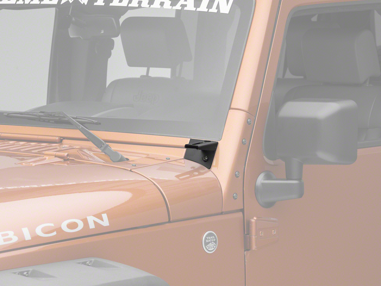 Raxiom Axial Series Windshield Pillar Mounted Light Brackets J109492