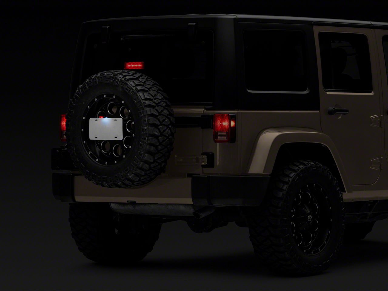 Raxiom Axial Series License Plate Bracket with LED Brake Light J132759