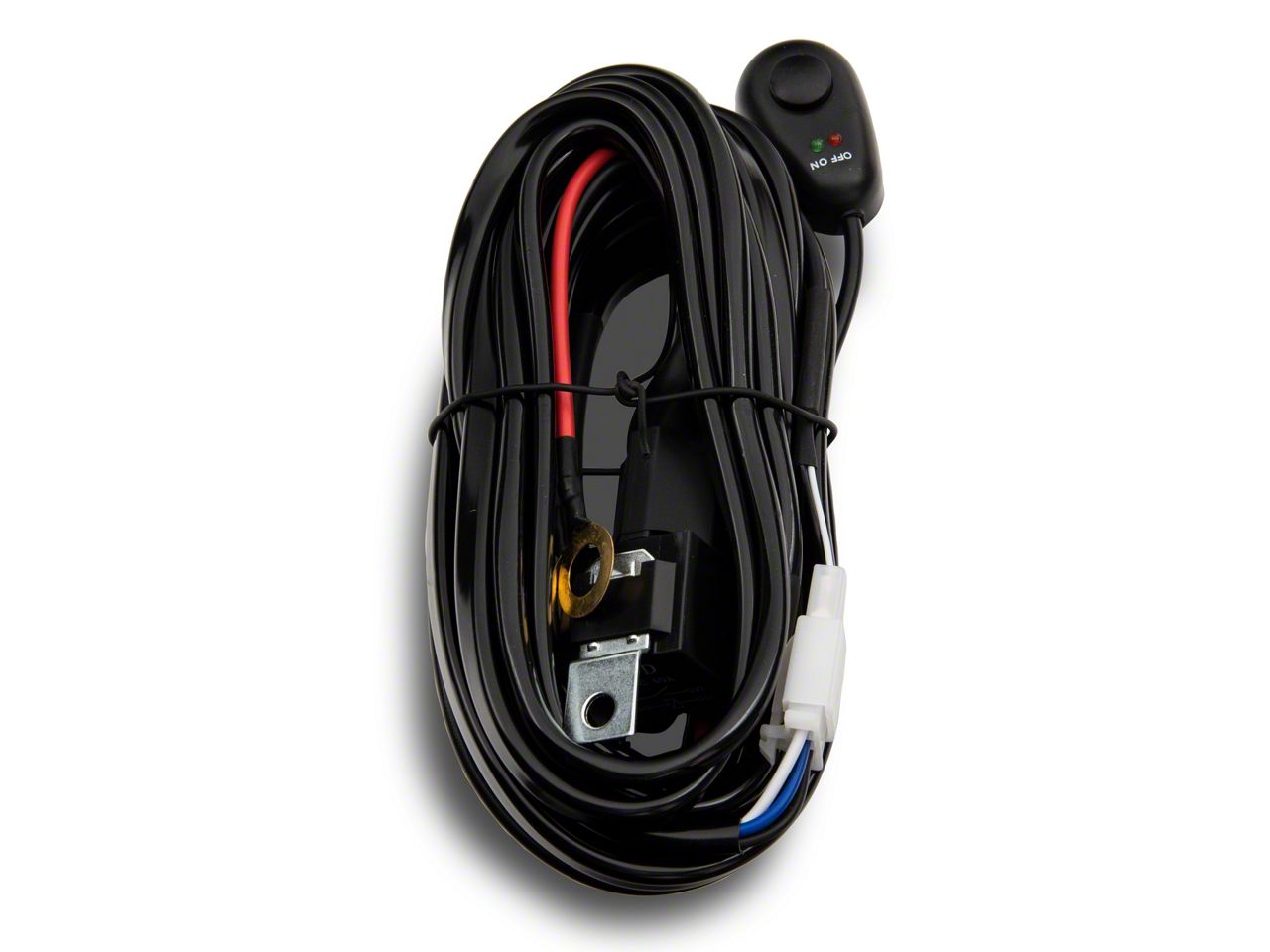 Raxiom Axial Series 30-Inch Single Row LED Light Bar with Hood Mounting Brackets J139110