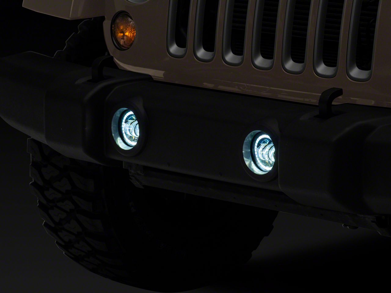 Raxiom Axial Series 4-Inch LED Fog Lights with Halo J142666