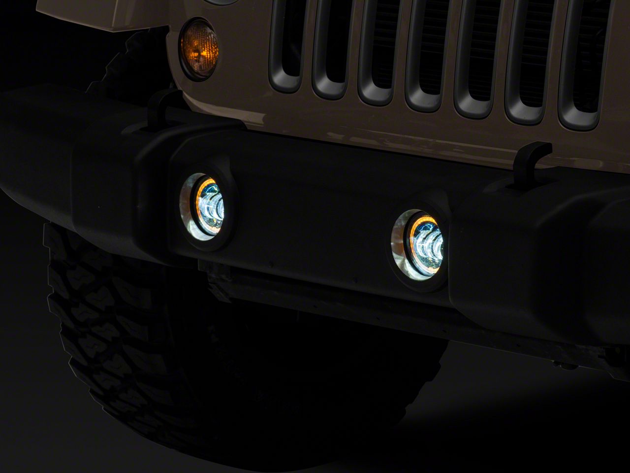 Raxiom Axial Series 4-Inch LED Fog Lights with Halo J142666