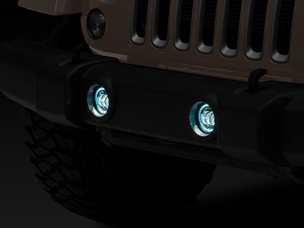 Raxiom Axial Series 4-Inch LED Fog Lights with RGB Halo J143371