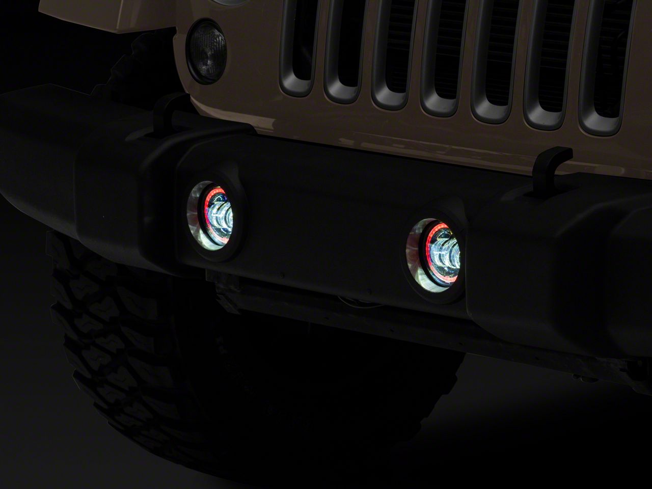 Raxiom Axial Series 4-Inch LED Fog Lights with RGB Halo J143371