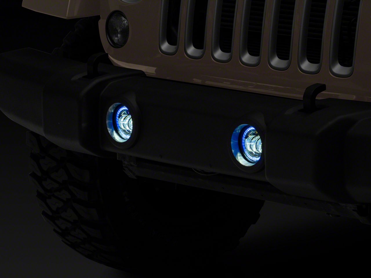 Raxiom Axial Series 4-Inch LED Fog Lights with RGB Halo J143371