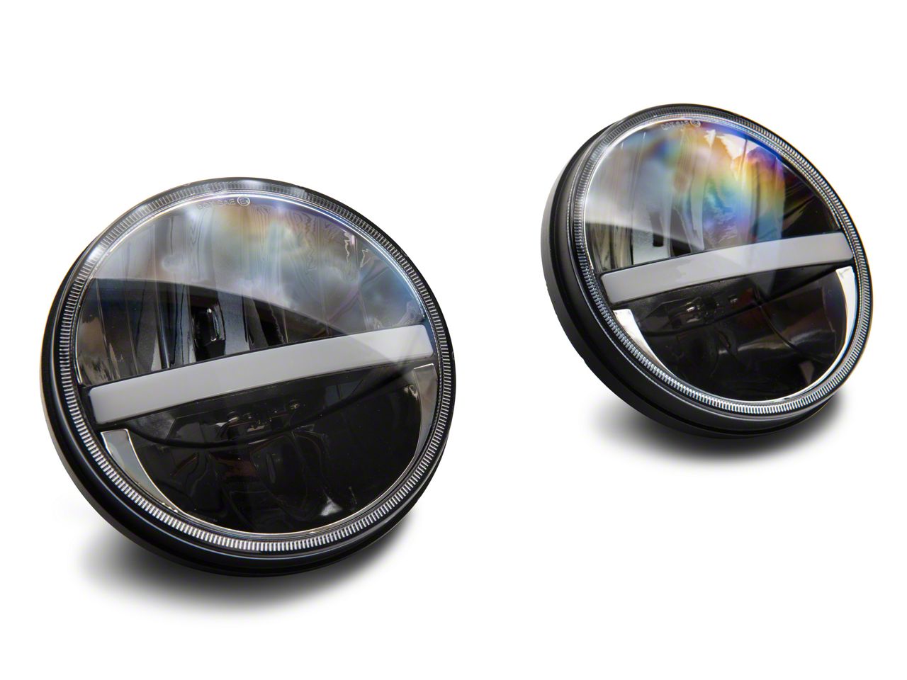 Raxiom Axial Series 7-Inch LED Headlights with DRL and Signal Function J143372