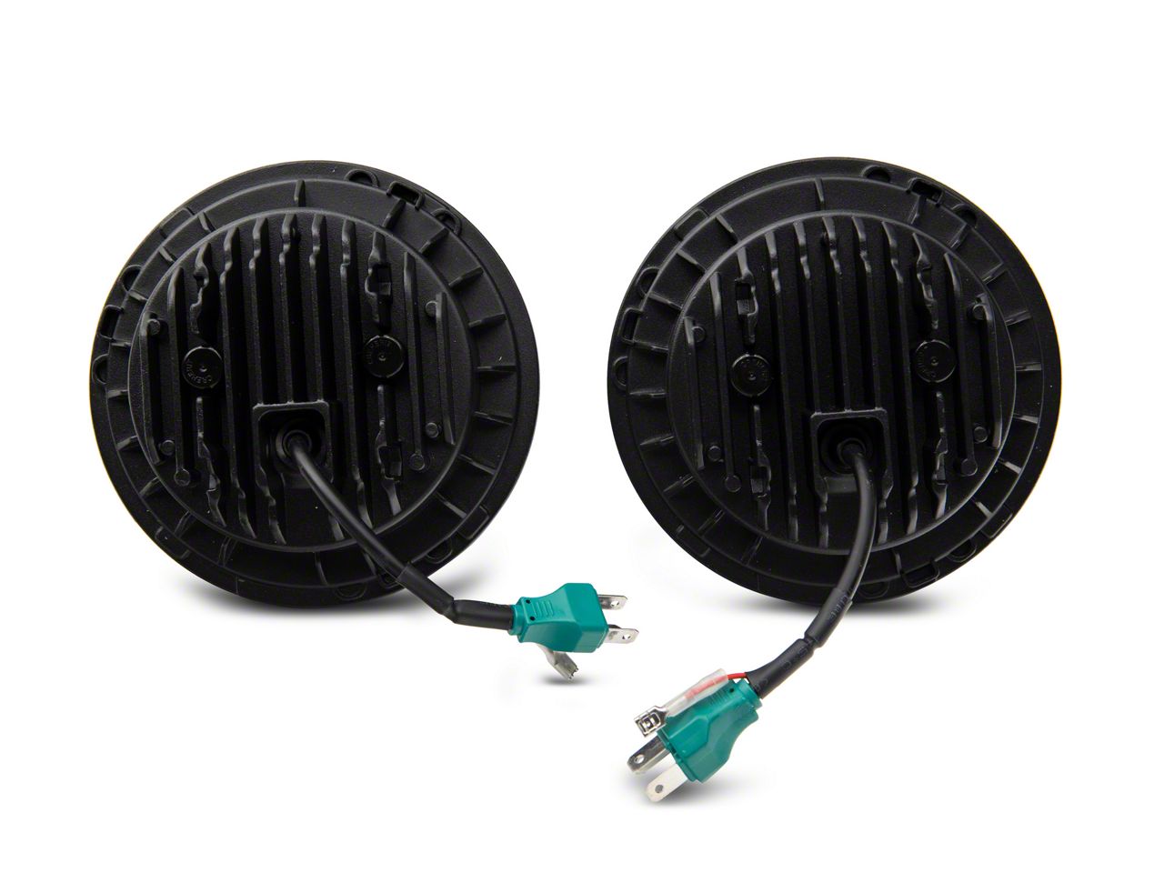 Raxiom Axial Series Spider LED Headlights with Amber DRL and Angel Eye Halo J152602