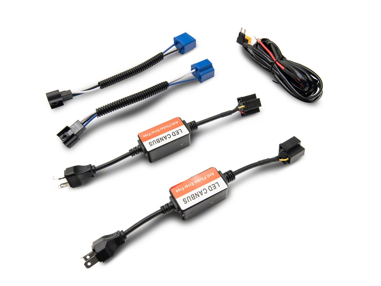 Raxiom Axial Series Spider LED Headlights with Amber DRL and Angel Eye Halo J152602