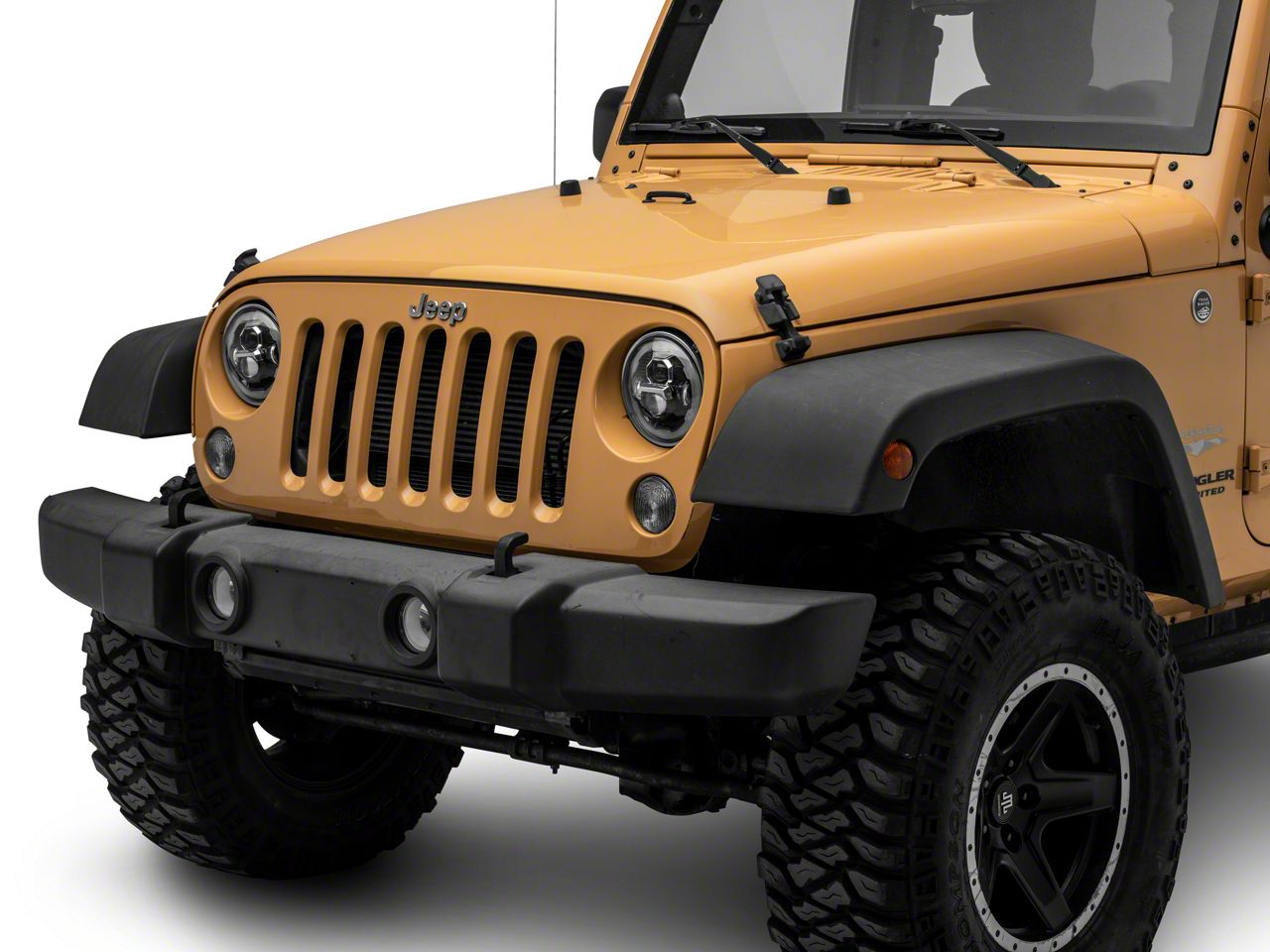 Raxiom Axial Series 7-Inch LED Headlights with DRL Turn Signals J173078