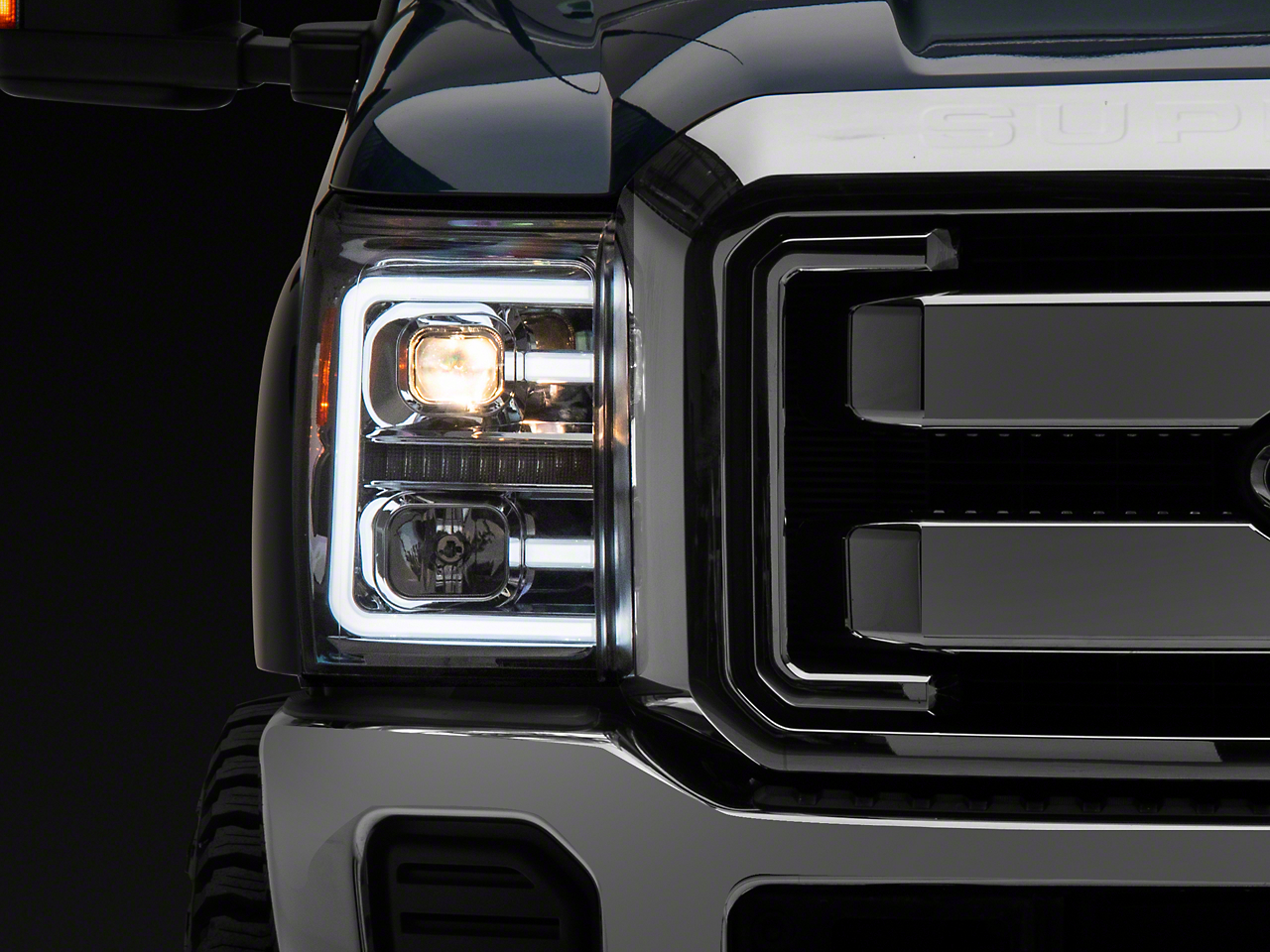 Raxiom LED Projector Headlights with Switchback Turn Signals SD3621
