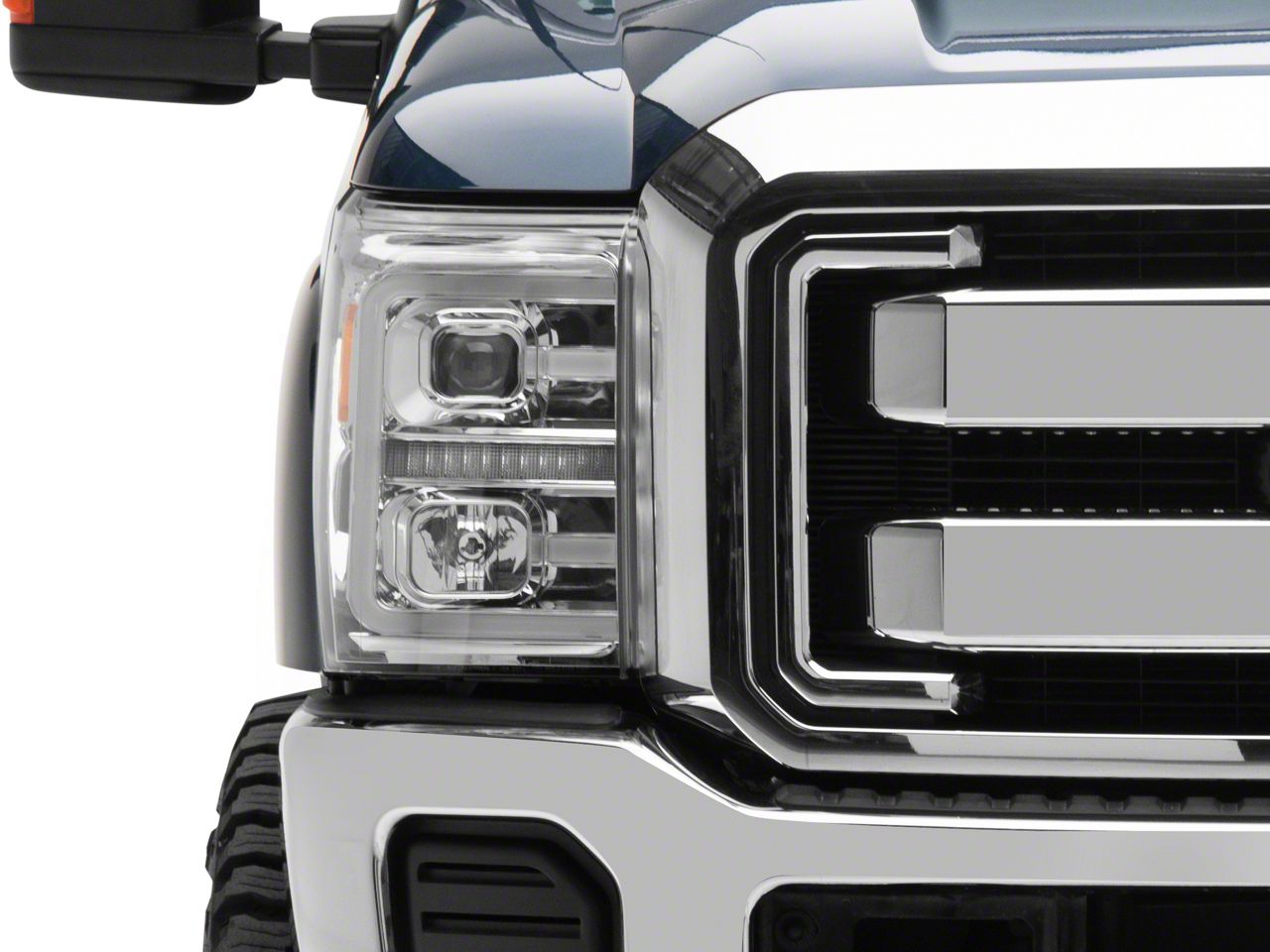 Raxiom LED Projector Headlights with Switchback Turn Signals SD3621