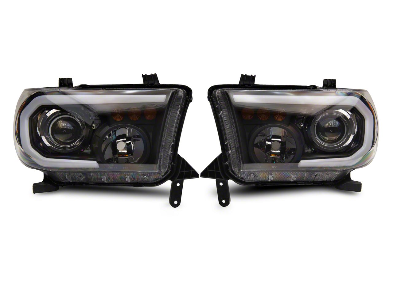 Raxiom Axial Series Projector Headlights with Sequential LED Bar TU16007