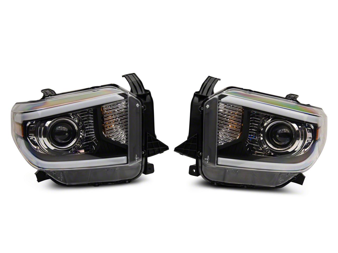Raxiom Axial Series Projector Headlights with Sequential LED Bar TU16011