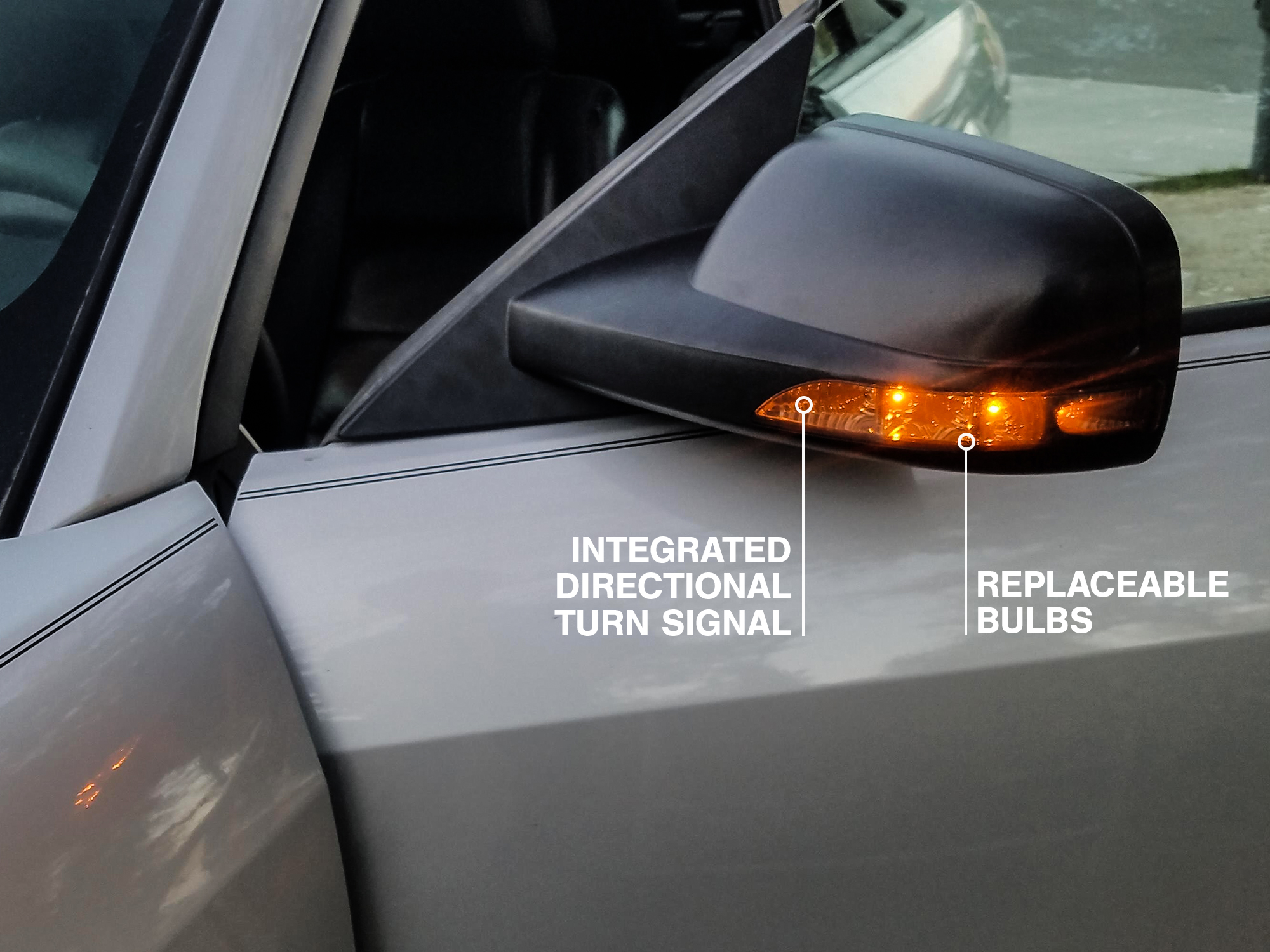 Raxiom Directional Sideview Mirrors with Turn Signals 94327