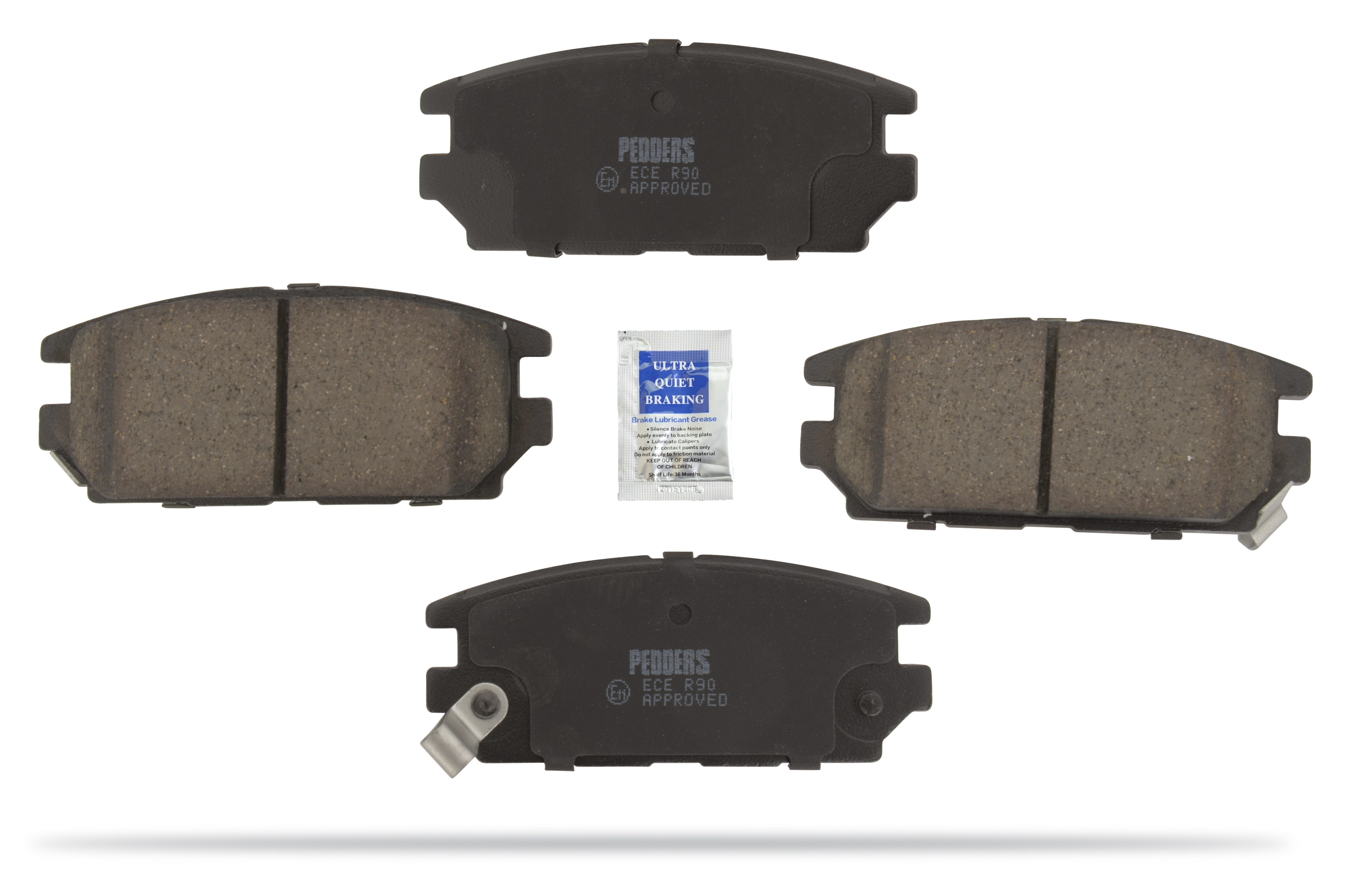 Pedders Suspension BRAKE PADS - TOYOTA TACOMA DISC CONVERSION - REAR - TRAKRYDER PED-6820017