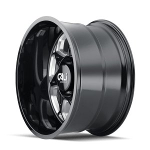 Cali Offroad SEVENFOLD (9111) GLOSS BLACK MILLED 9111-2283BM