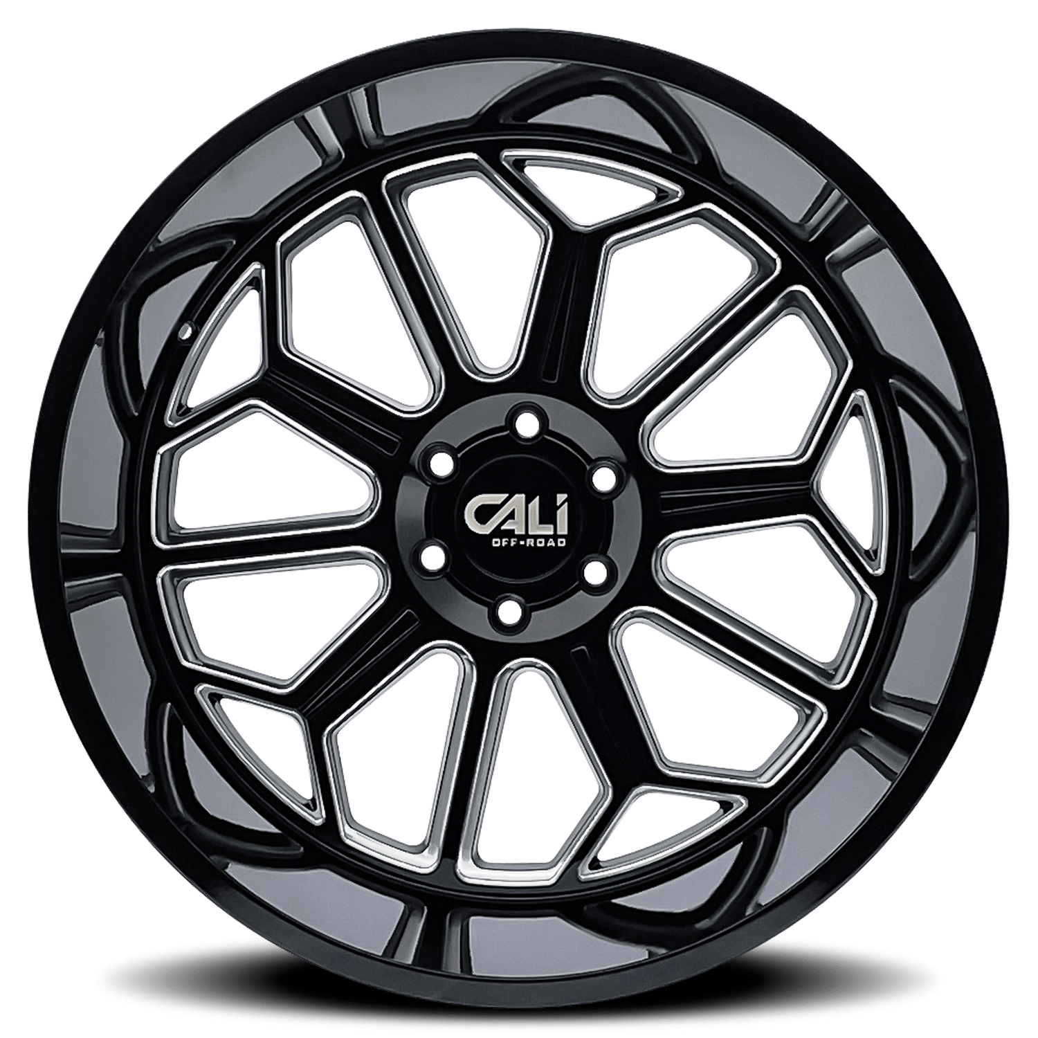Cali Offroad AUBURN (9117) GLOSS BLACK MILLED 9117-24481BM