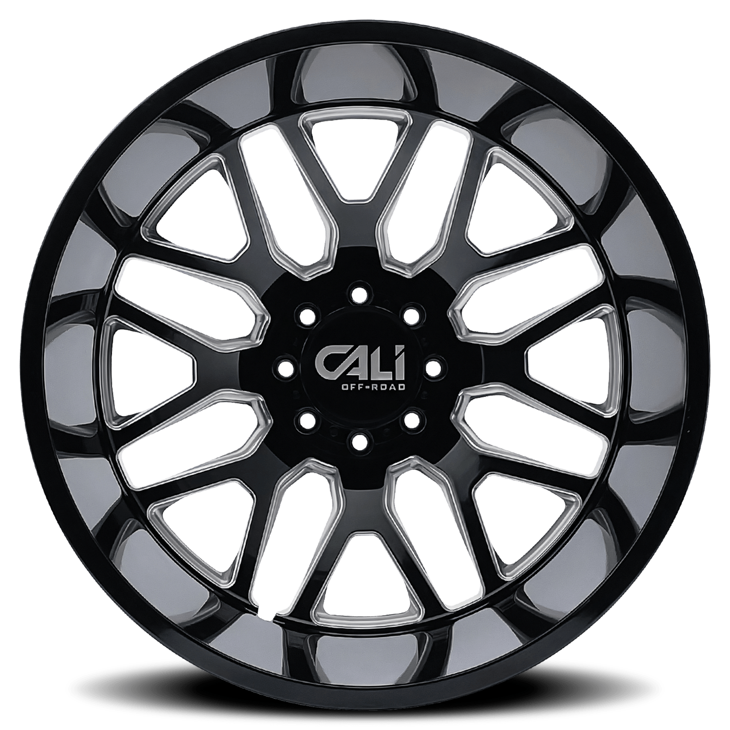 Cali Offroad INVADER DUALLY (9115D) GLOSS BLACK MILLED 9115D-22881BMR192