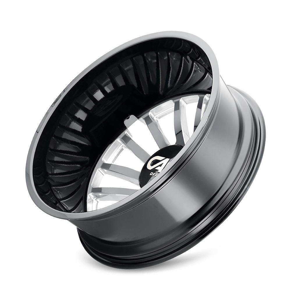 Cali Offroad SUMMIT DUALLY REAR (9110) GLOSS BLACK MILLED 9110D-2877BMR192