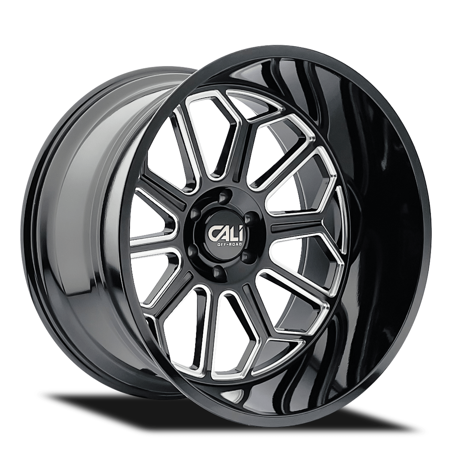 Cali Offroad AUBURN (9117) GLOSS BLACK MILLED 9117-24478BM
