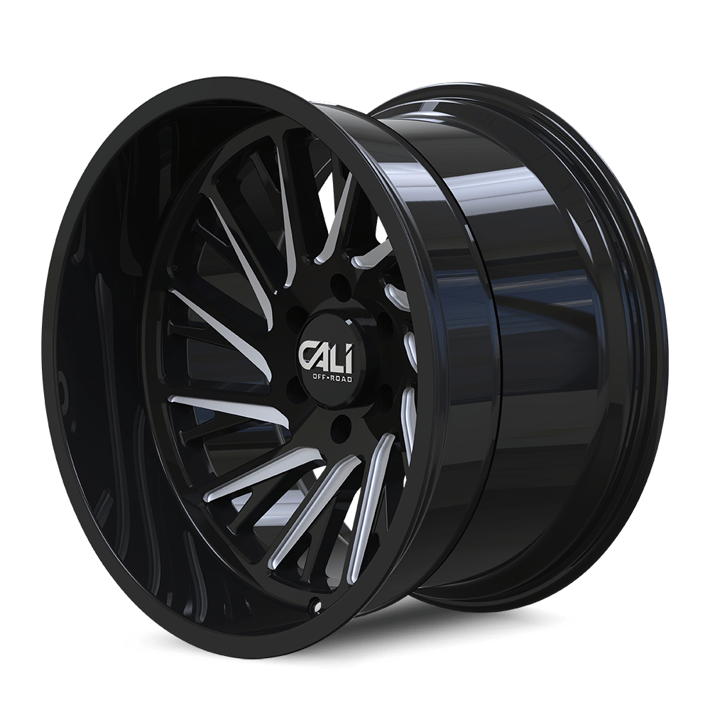 Cali Offroad PURGE (9114) GLOSS BLACK MILLED 9114-2183BM