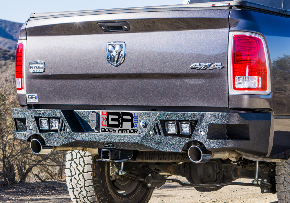 Body Armor 4x4 Eco Series Rear Bumper, Black, F-250 FD-2964