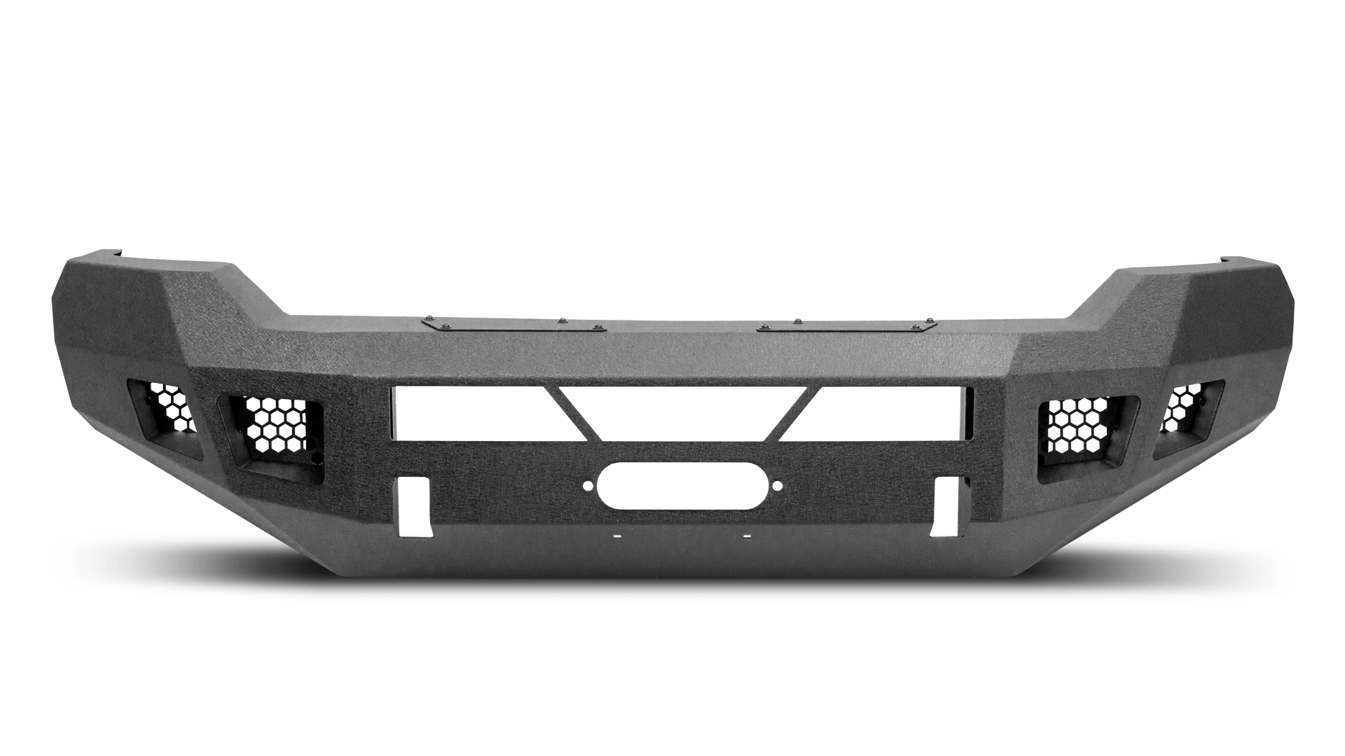Body Armor 4x4 Eco Series Front Winch Bumper, Black, F-250 FD-19341