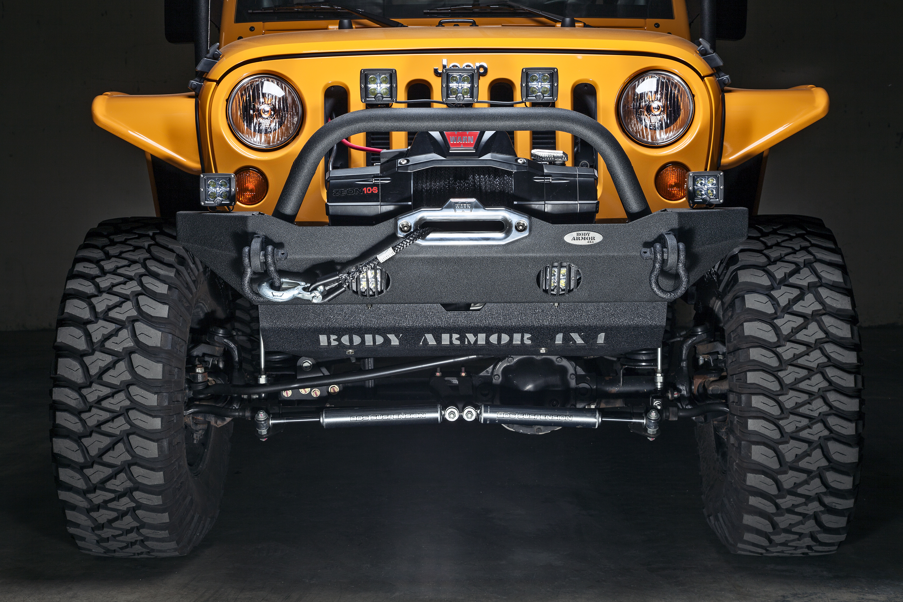 Body Armor 4x4 Front Bumper Mid Stubby JK-19532