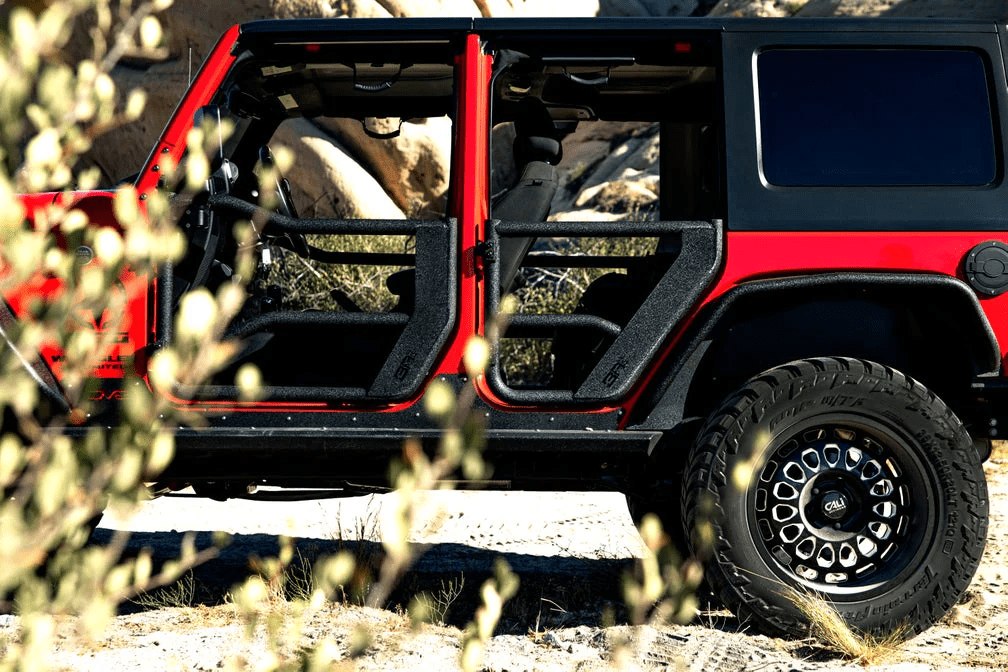 Body Armor 4x4 Tube Doors Rear, Pair JK-6155