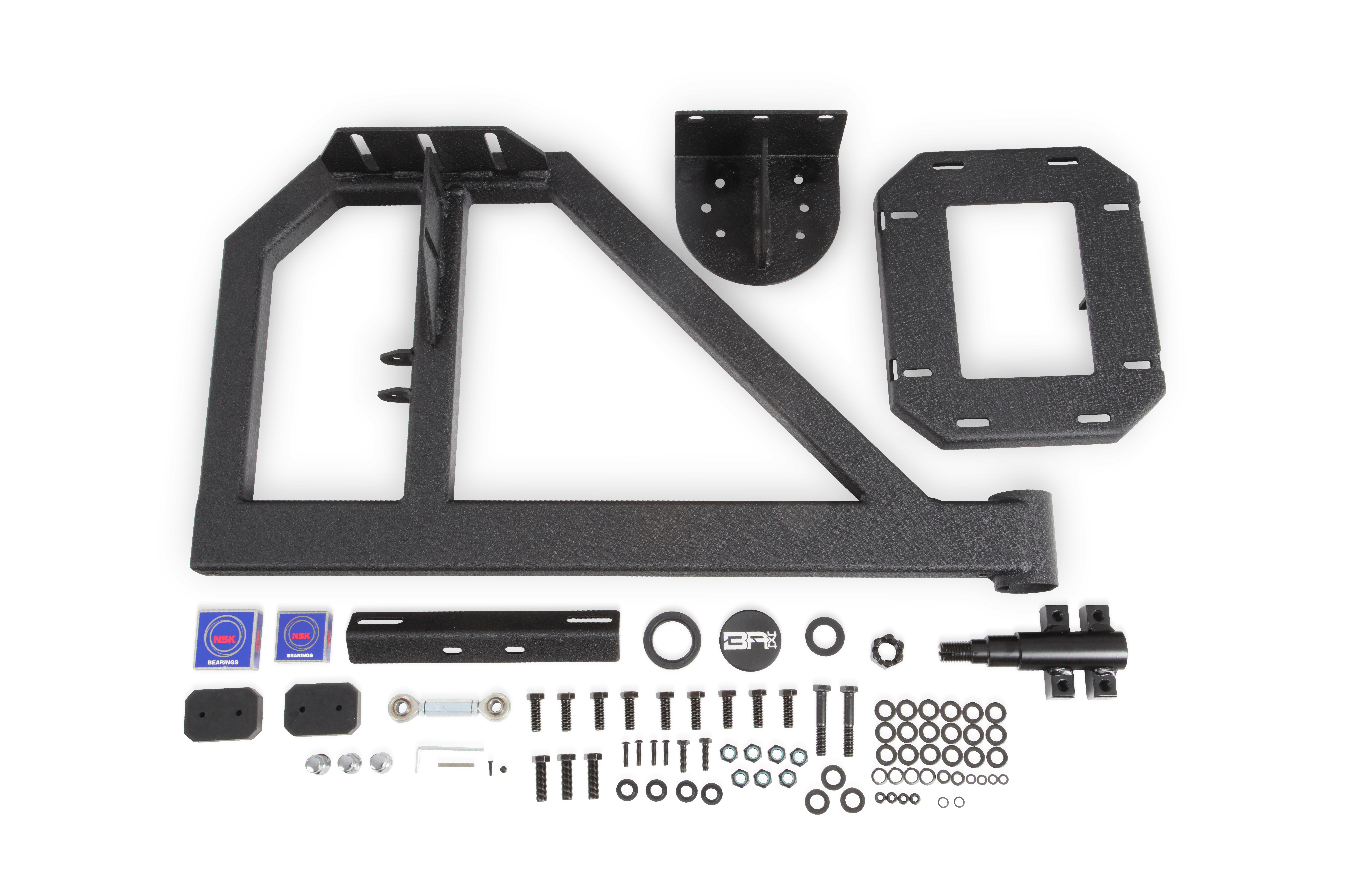 Body Armor 4x4 Tire Carrier Single Action (Fits JK-2965 Bumper) 5297